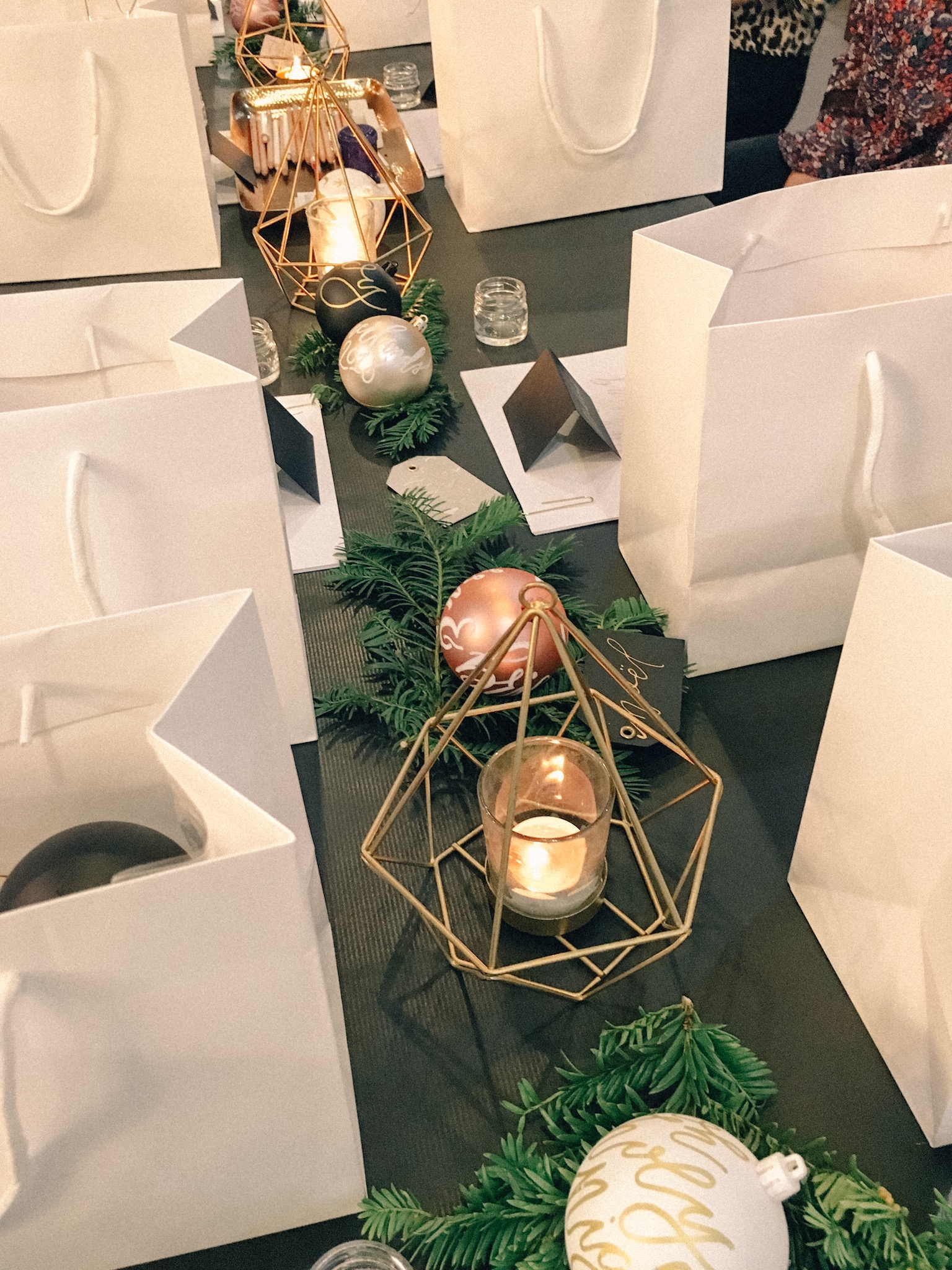Luxury Christmas Hand Lettering Workshop in Leeds