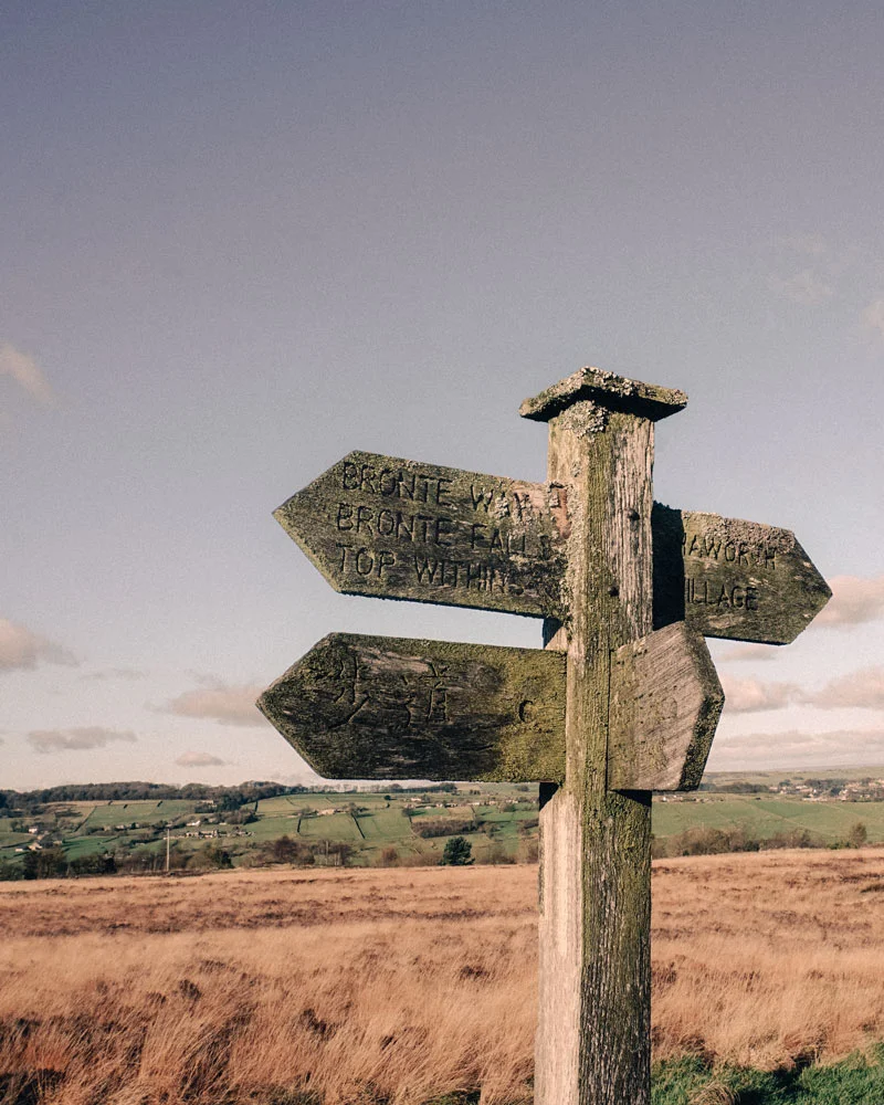 on the moors in bronte country