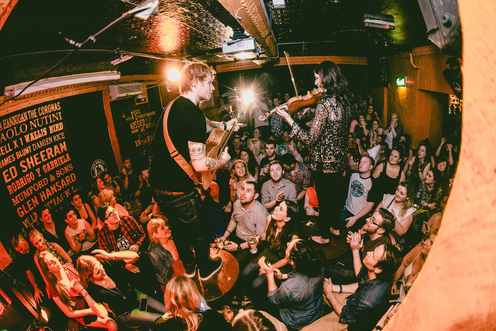 Performing with Ed Sheeran. Dublin 2017