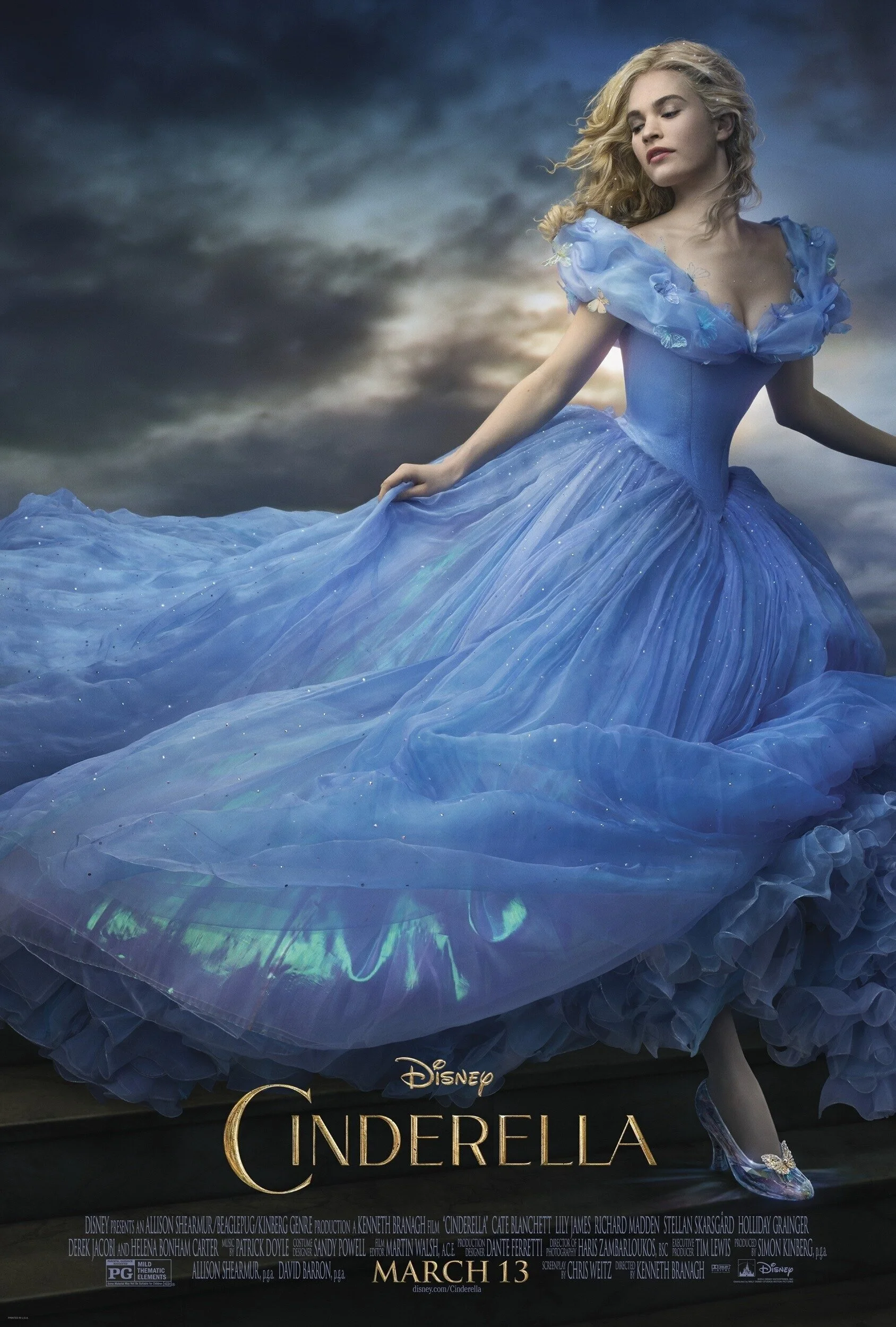 cinderella 2015 dress designer Sandy Powell Interview