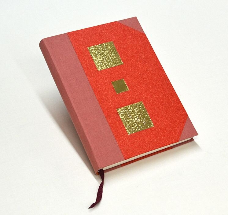 Custom Red A5 Lined Notebook 