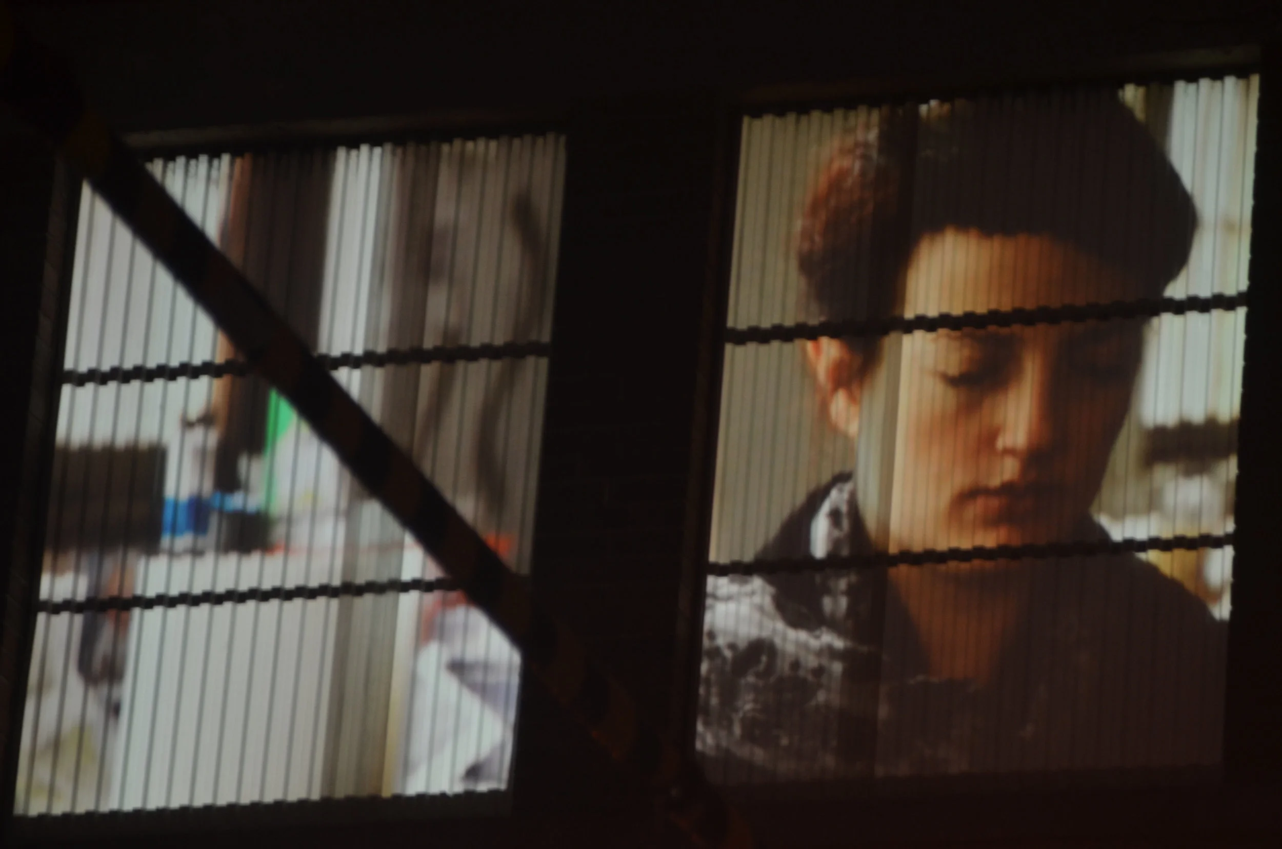  ‘Gone But Not Forgotten: A Mourning Survey’.  Three channel site specific installation at FraserStudios 2012. 