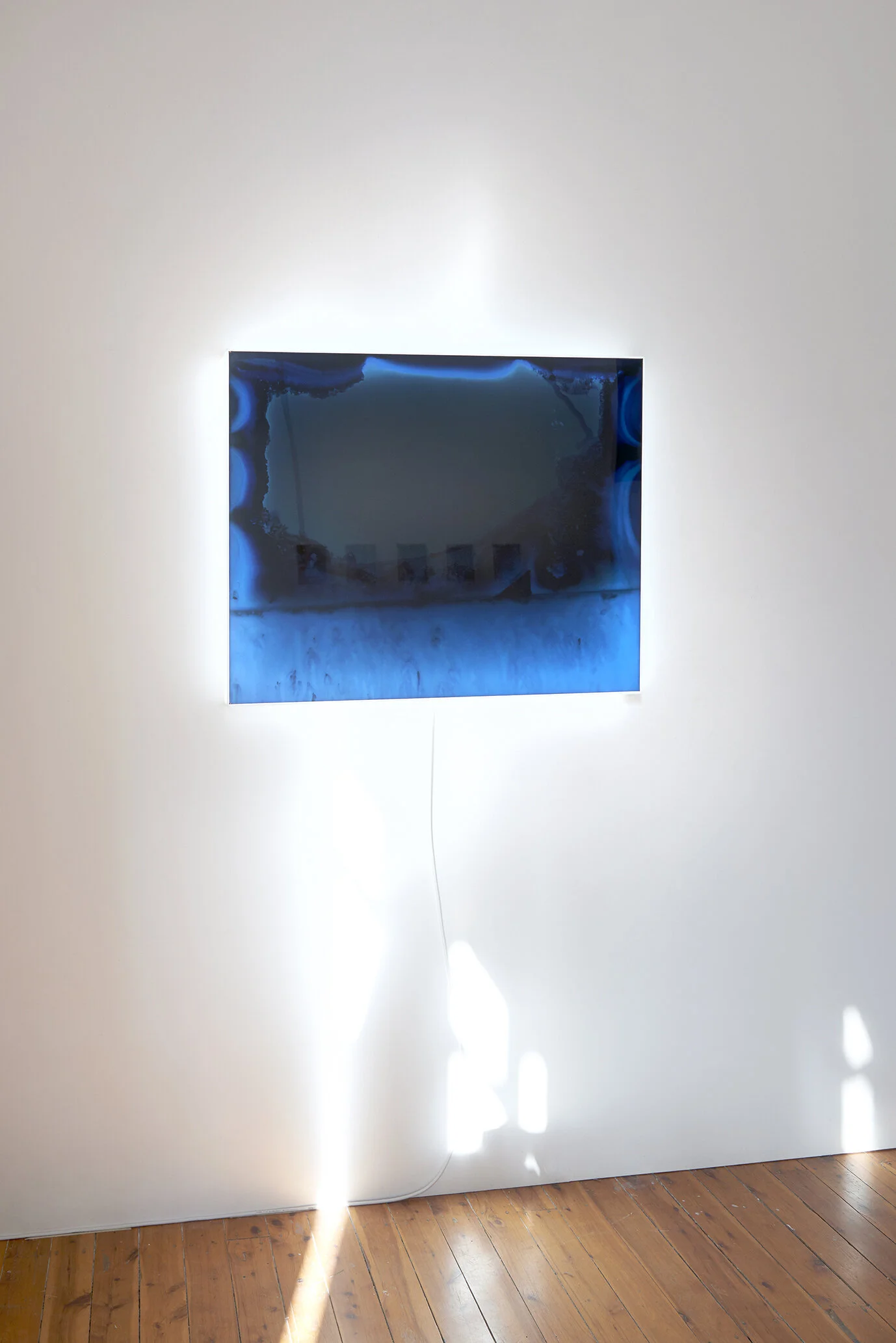 ‘Luminous Capture #7 (positive)’ - animated lightbox, LED lights, microprocessor, duratrans, custom acrylic housing.