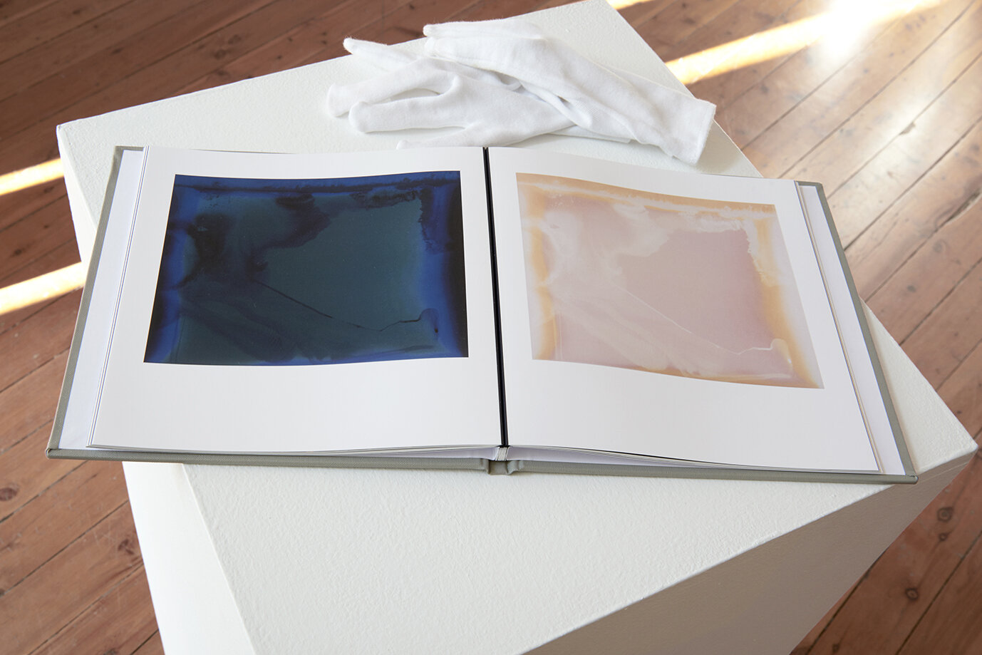 Luminous Range - limited edition artist book Install photograph - Ellen Dahl