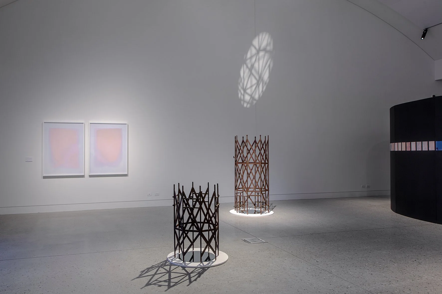 'Space, Time, Light', installation view.   Blue Mountains Cultural Centre August 13 - October 2, 2022.