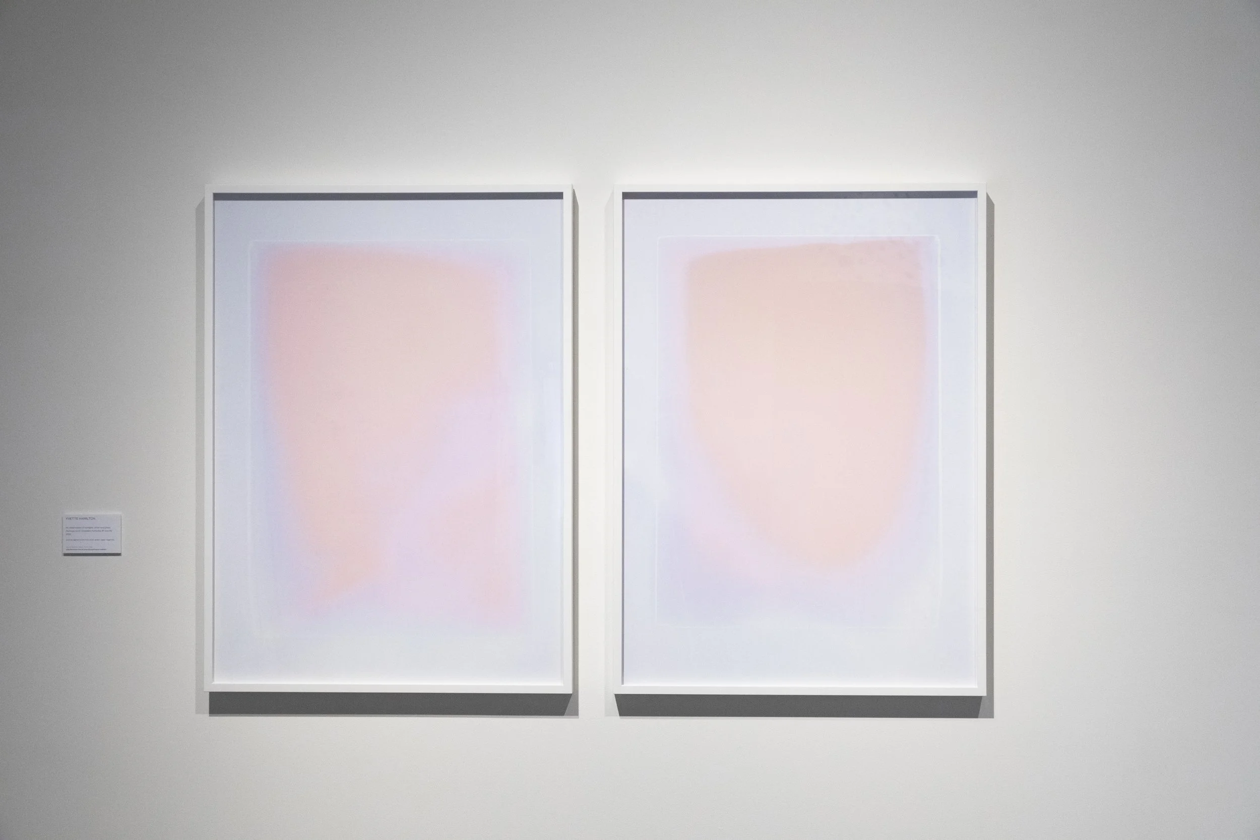 'An observation of sunlight, silver and glass, homage to Elizabeth Fulhame' #1 and #2.