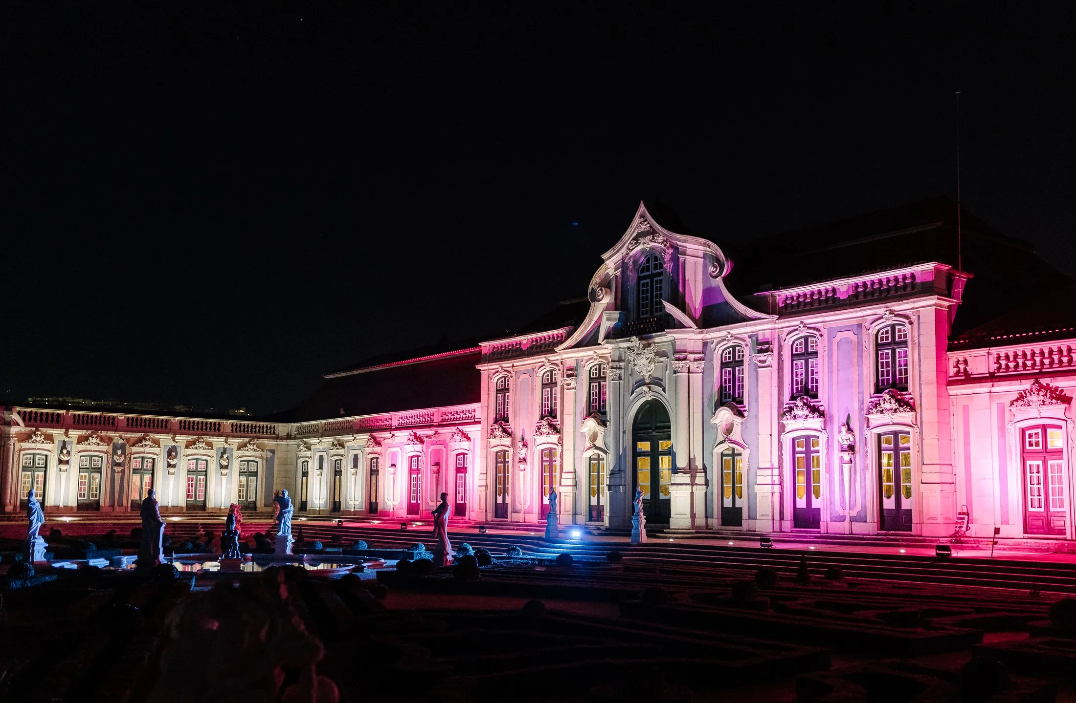 Palacio de Queluz Uplighting Wedding Event 4.jpg