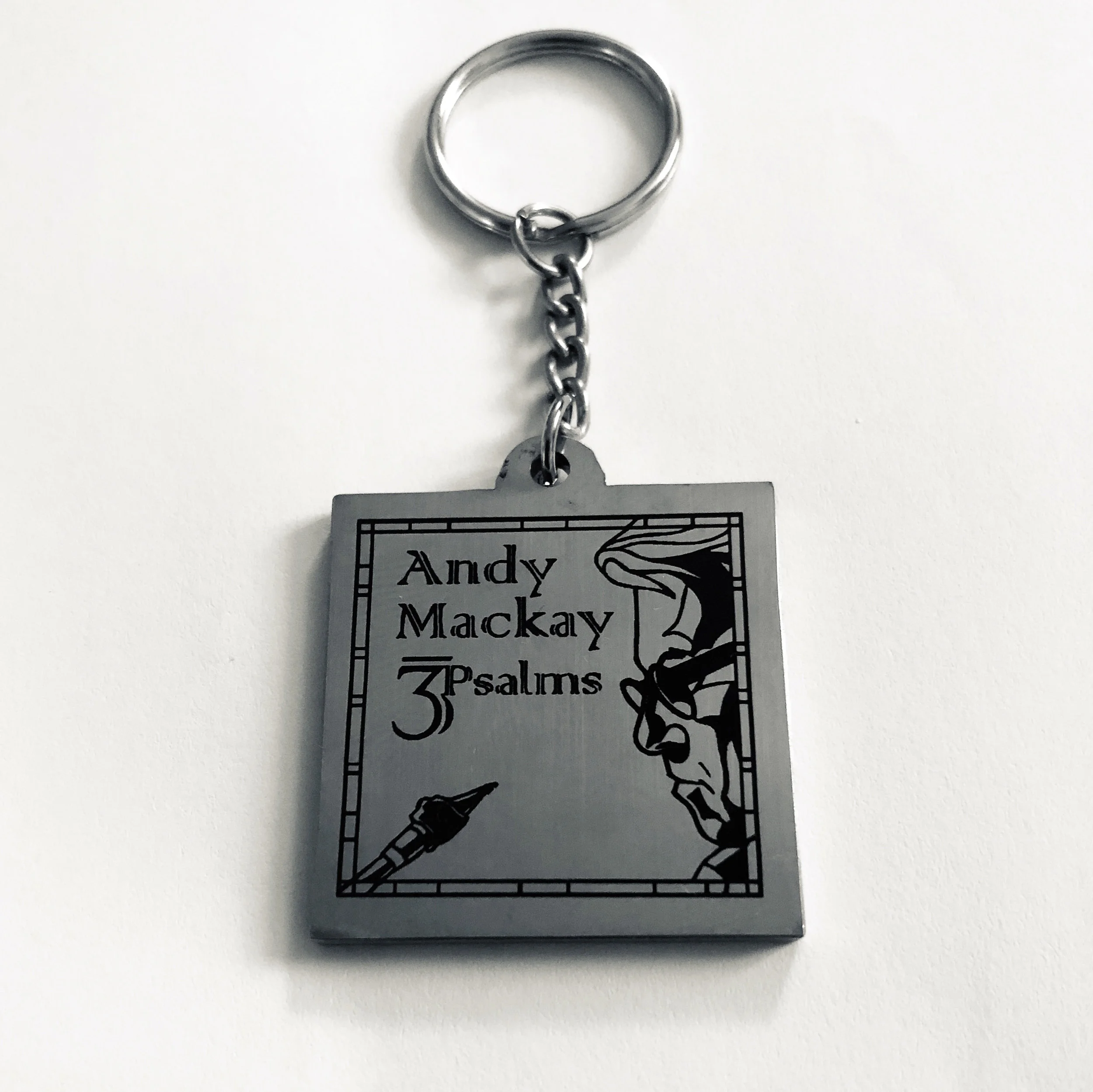 3Psalms Metal Keyring