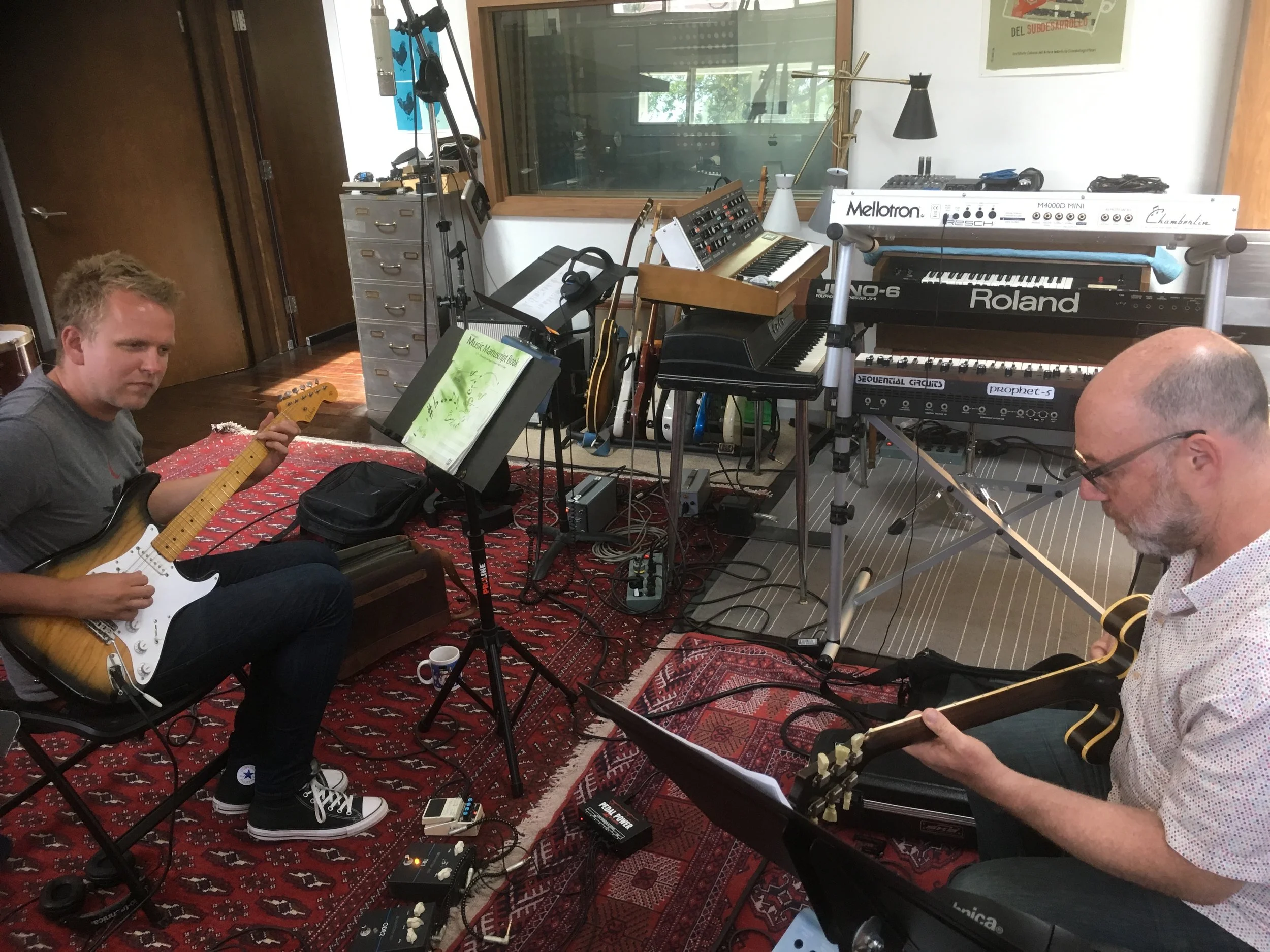 Studio session with Adam Levy