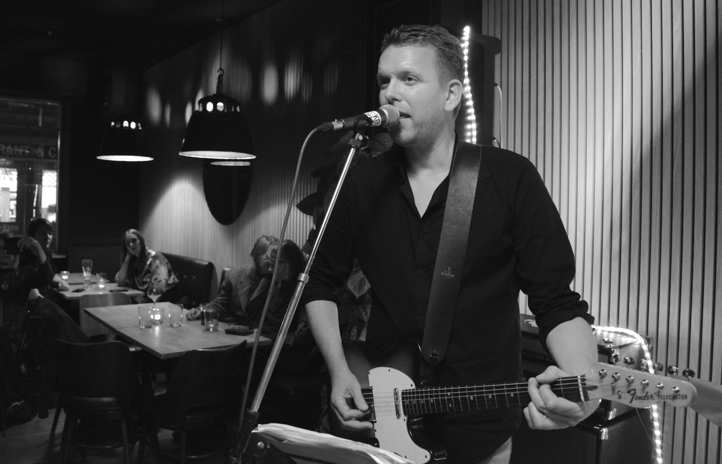 Playing two secret concerts, at two secret places in Denmark - With a secret band!