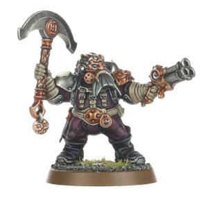 Stock Kharadron Overlord Arkanaut with Pistol and Cutter