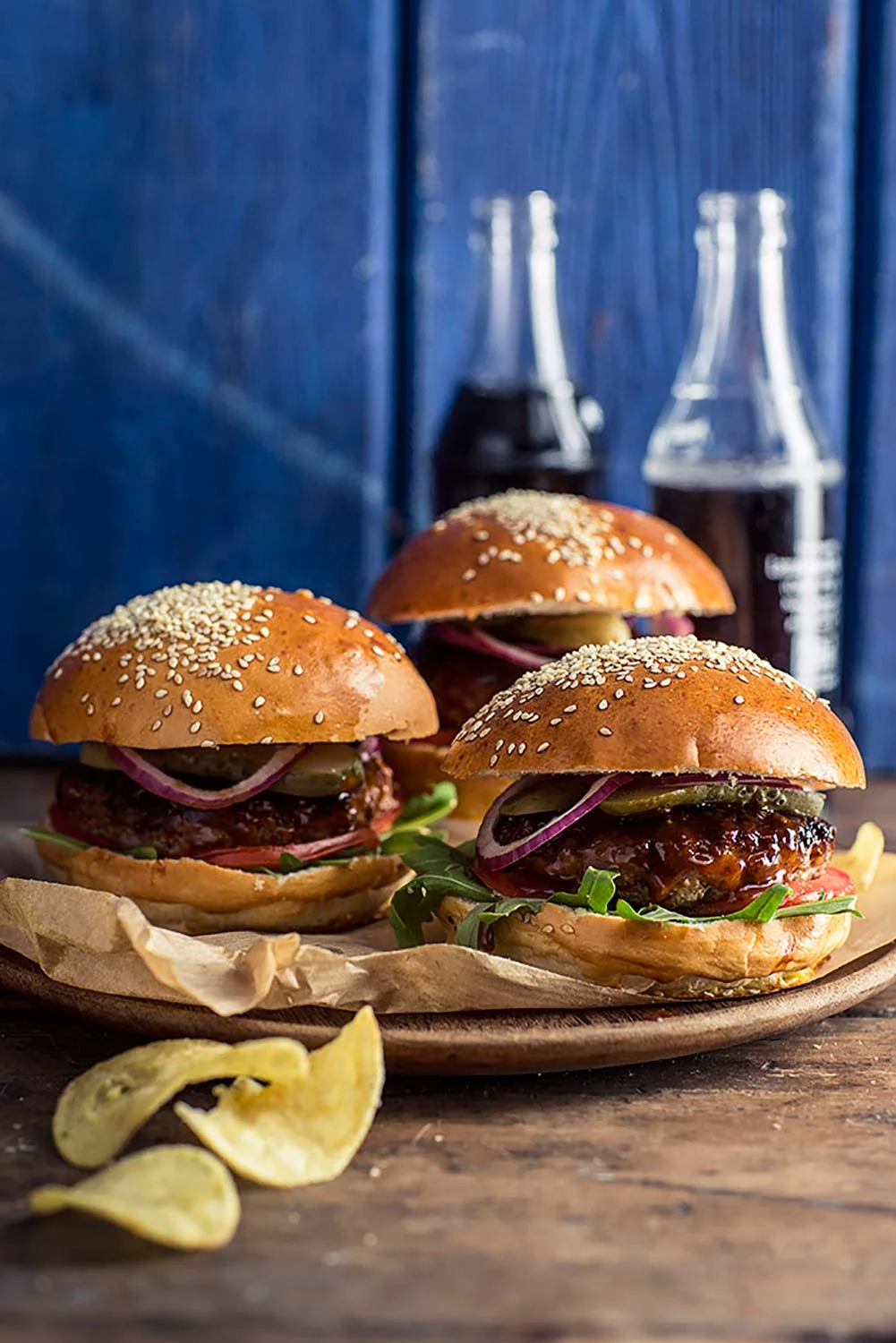 Lisa Clark food stylist and makeup artist to burgers