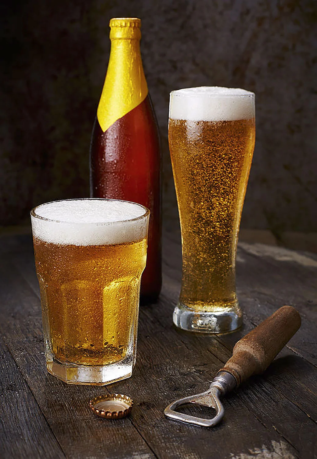 Cheers to this frosty beer food styling from Cape Town