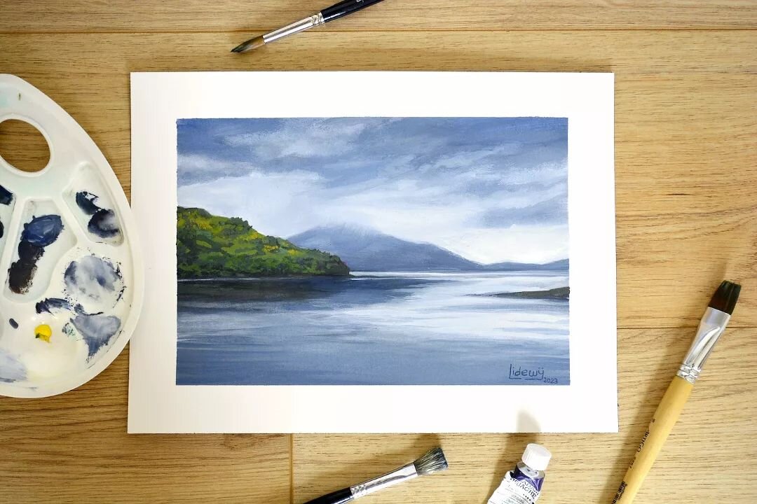 🌿Inspired by my travels in Scotand.🏴󠁧󠁢󠁳󠁣󠁴󠁿⁣
&lsquo;&lsquo;Loch Duich&rsquo;&rsquo; are the waters that surround the beautiful &lsquo;&lsquo;Eilean Donan&rsquo;&rsquo; Castle.⁣
The castle is a popular place for tourists, but I think the surrou