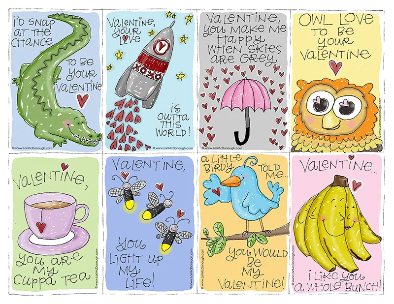 Printable Valentines