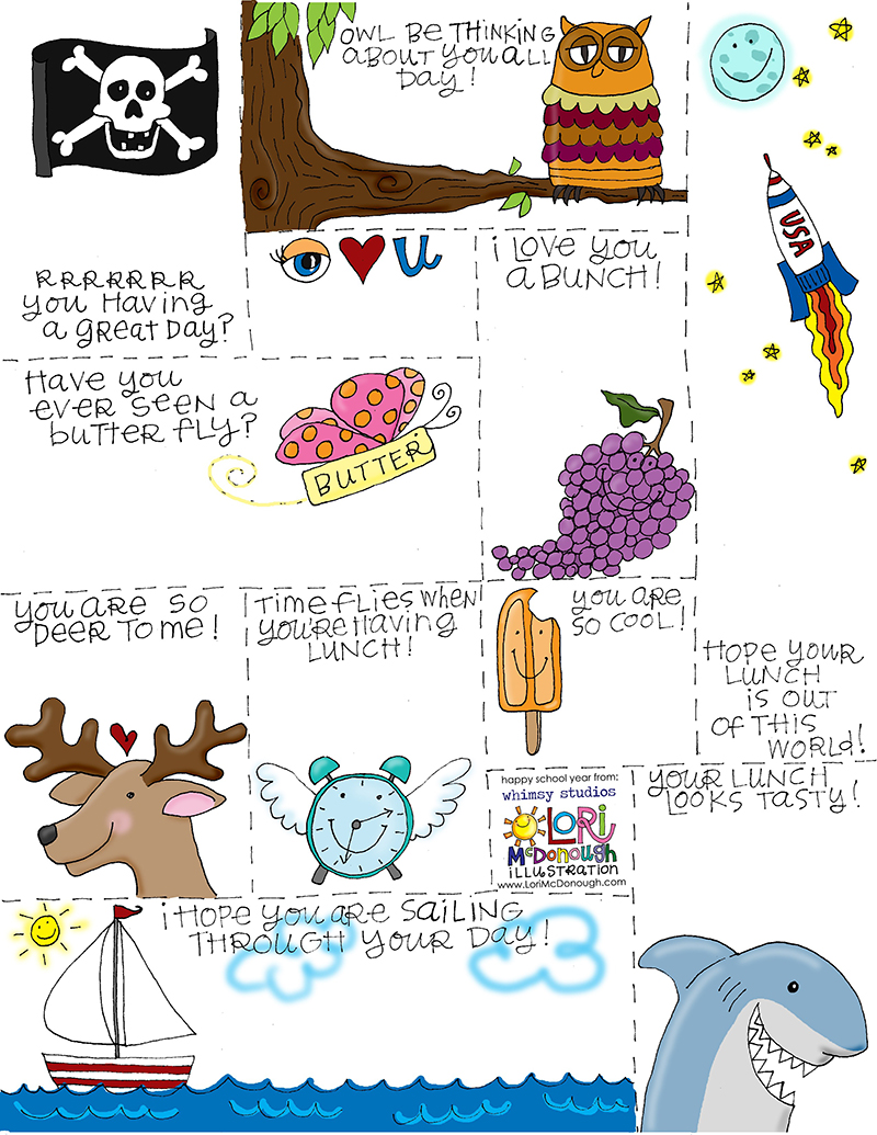Printable Lunchbox Notes