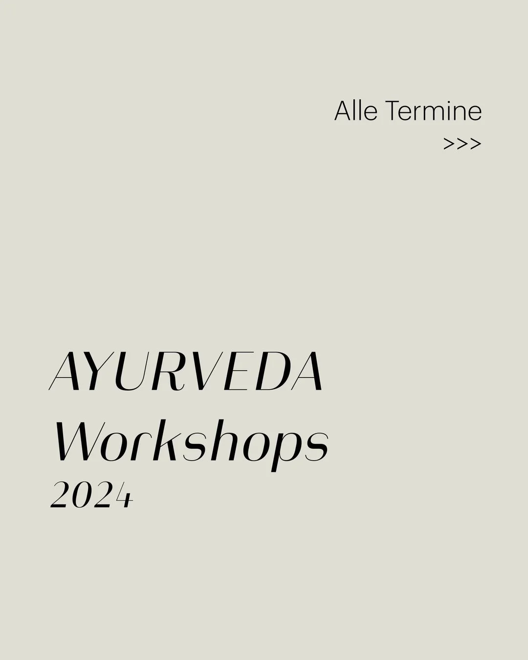 Die n&auml;chsten Workshops die bereits buchbar sind: 
🔜. 🧖&zwj;♀️💫 💆&zwj;♀️ 🧘 Im Dezember steigen wir nochmal ein in die ayurvedische Lehre der t&auml;glichen Reinigungs- und Pflegerituale! So wichtig f&uuml;r nachhaltige Gesundheit! Du lernst 