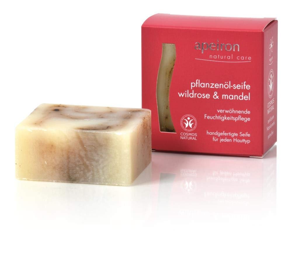 Wildrose & Mandel Pflanzenöl-Naturseife Apeiron