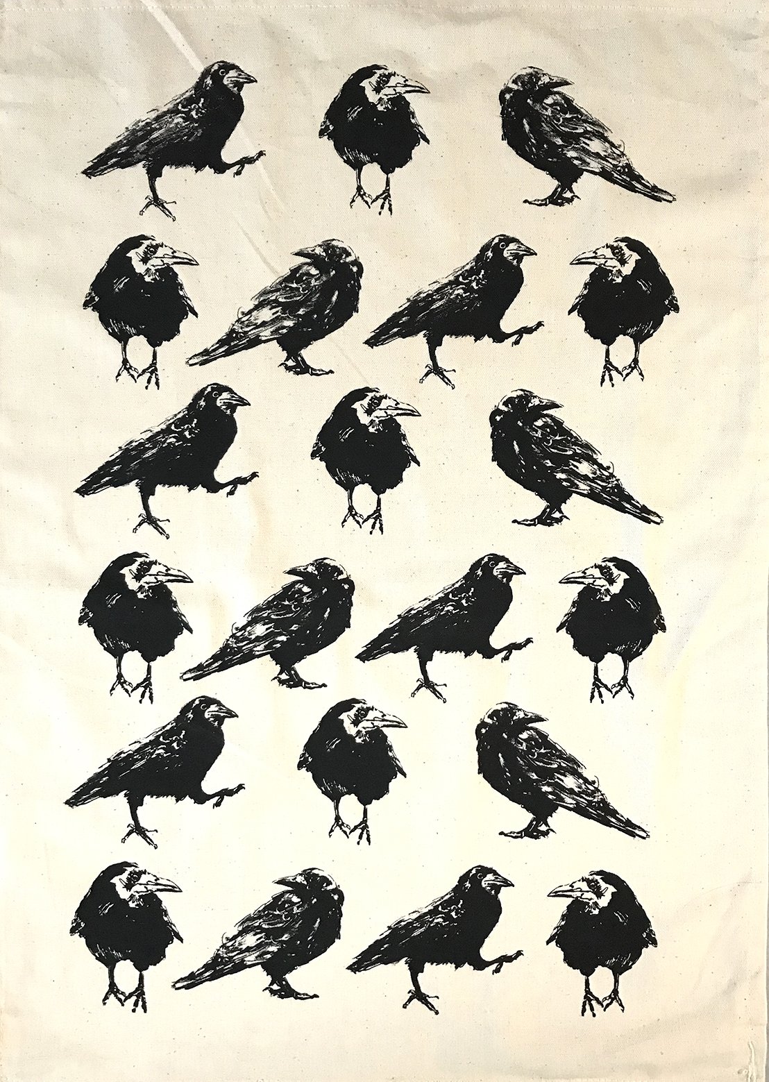 'Crows rule' Tea towel.jpg