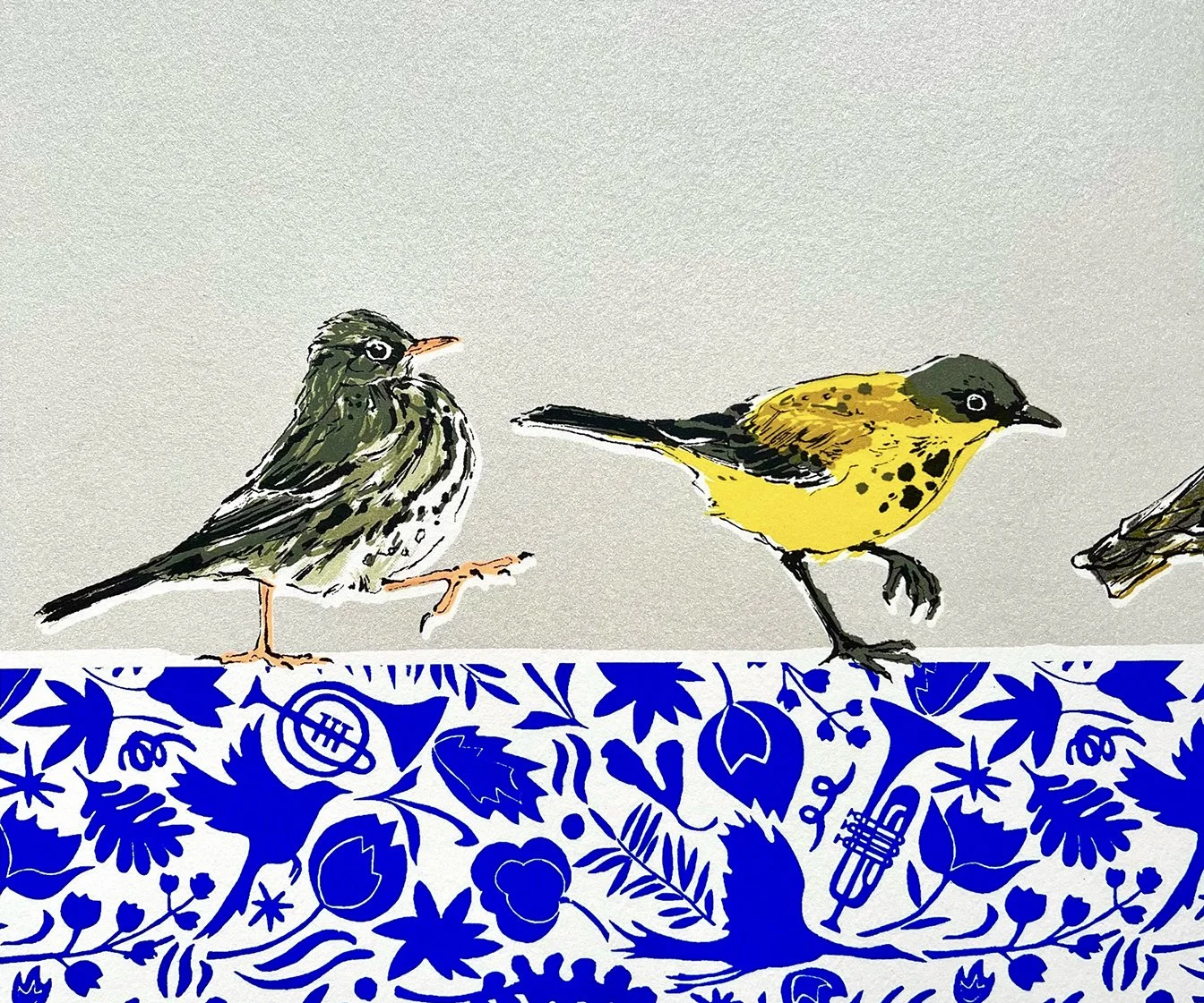 Strutting their Stuff (Blue) Wagtail and Pipit.jpg