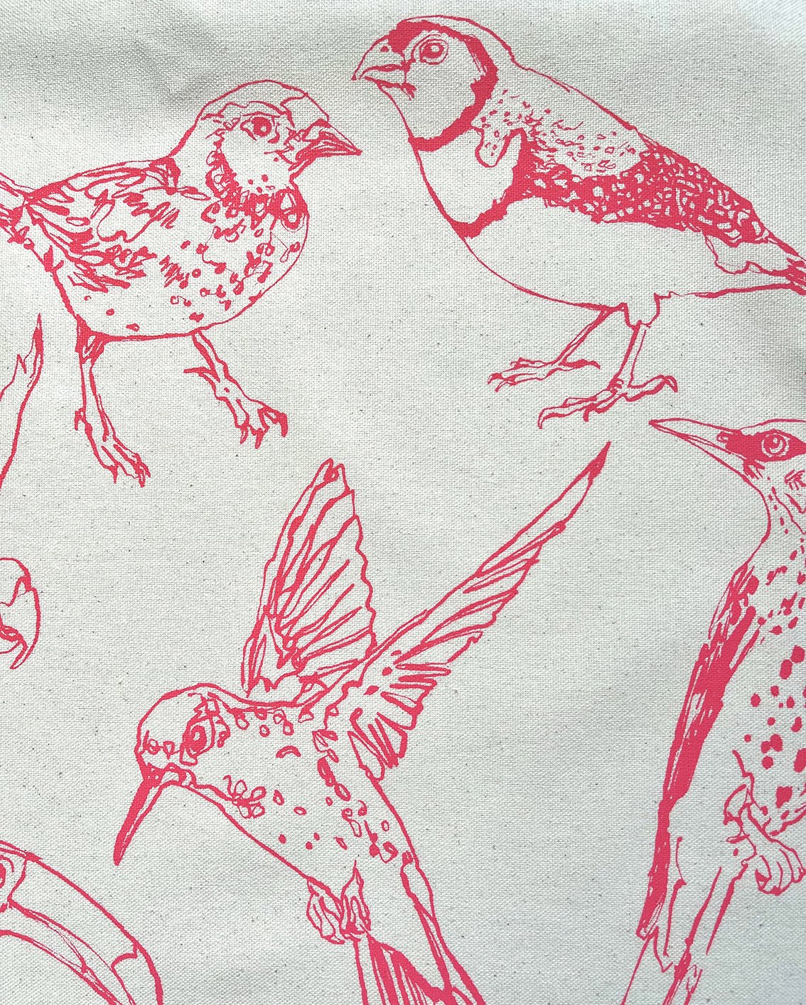 Exotic Birds Tea-towel, detail 2.jpg