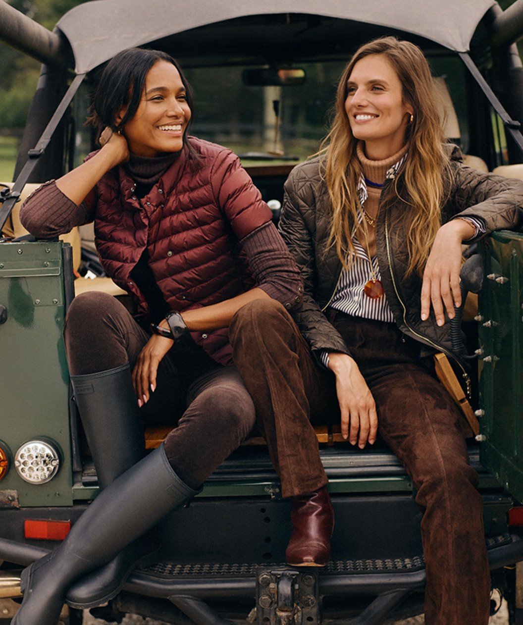 Dress to impress this season with effortless layers and timeless autumn style from @jmclaughlin. 🍁⁠