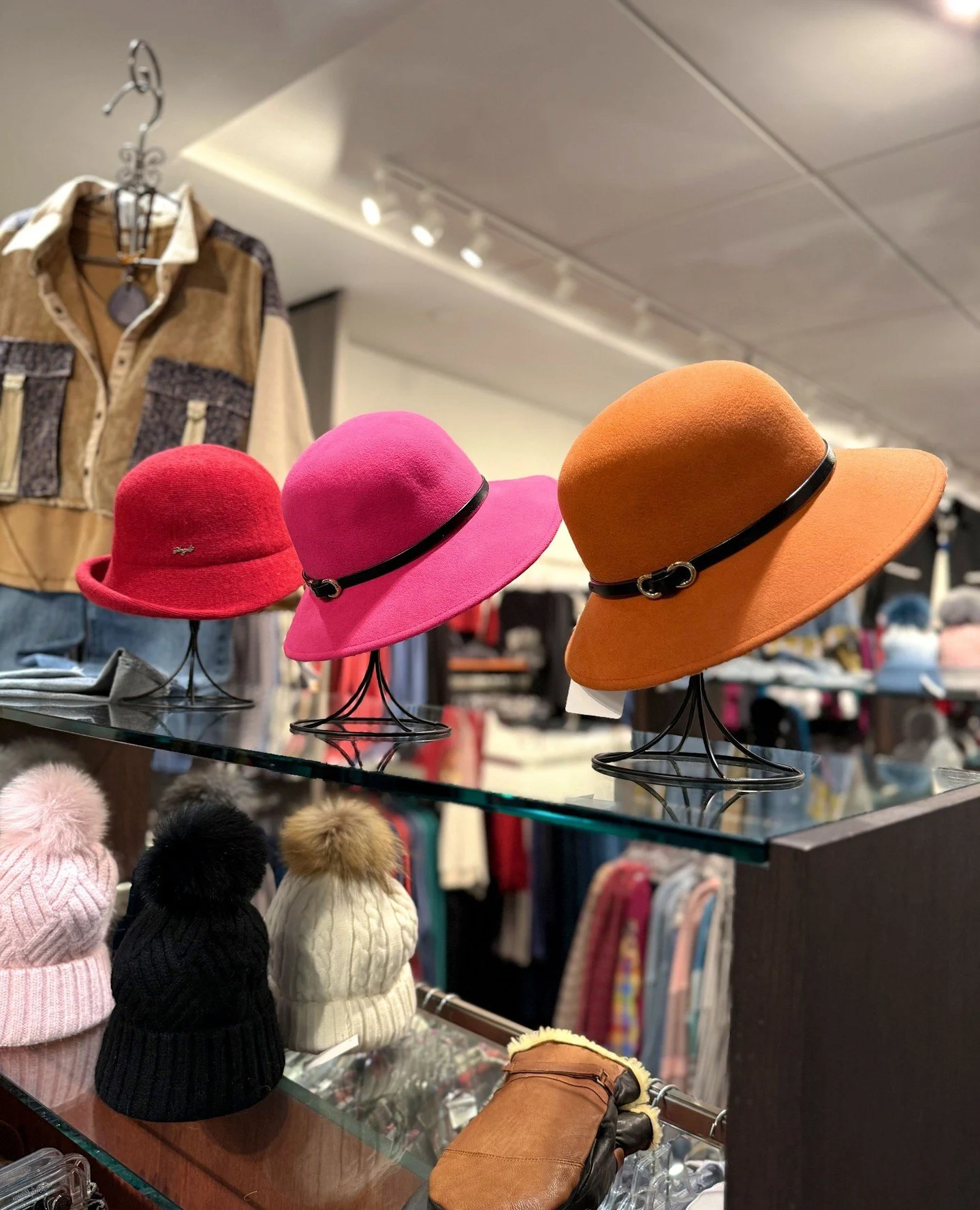 'Tis the season for staying oh-so cozy with @fawbushs' collection of chic hats, adorable beanies and fabulous caps! ❄️ Whether you're bundling up or making a winter fashion statement, these cold-weather accessories bring warmth and style in equal mea
