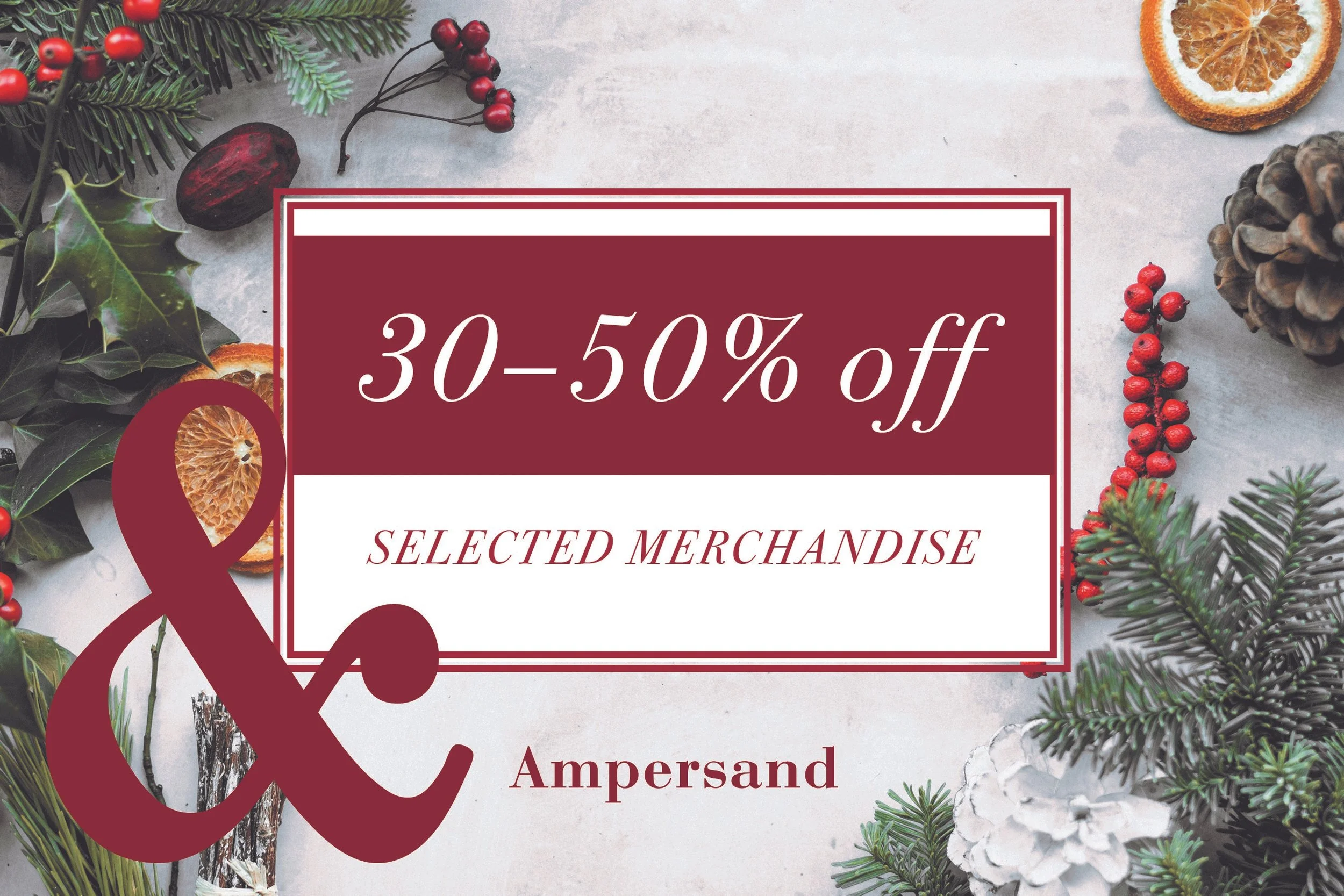 AMPERSAND | Seasonal Clearance