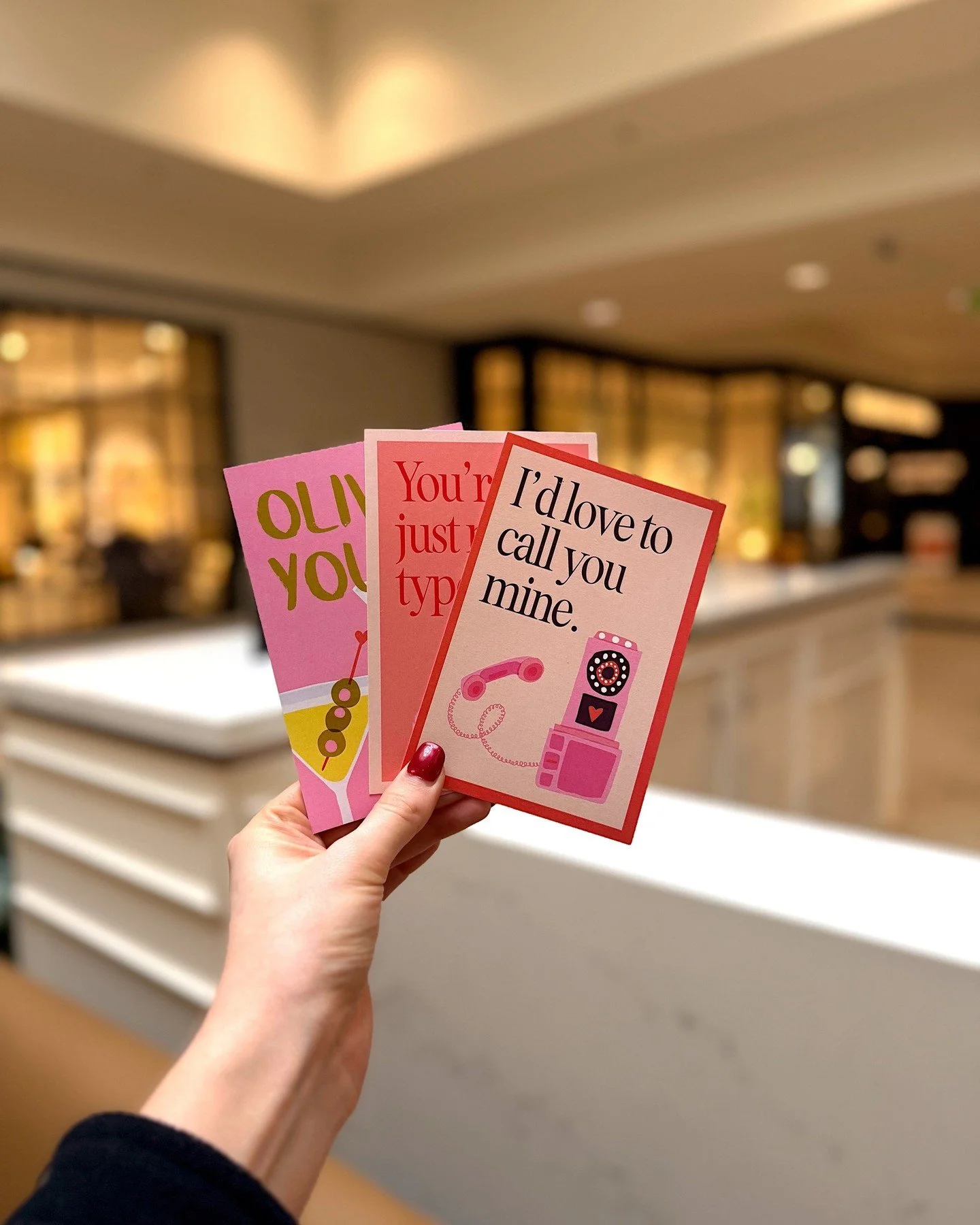 It&rsquo;s National Send a Card to a Friend Day, and what better way to show your gals and pals some love than with a personalized Valentine? 💌 Stop by the Concierge Desk to create a heartfelt note that&rsquo;s as thoughtful (and stylish) as they ar