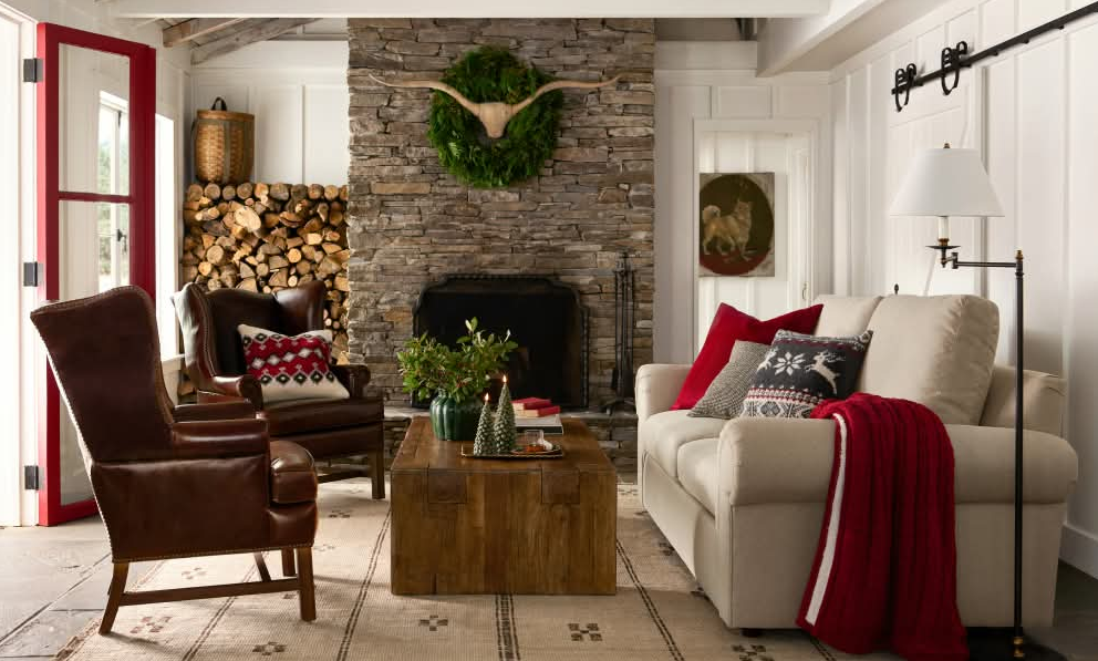 POTTERY BARN | Style a Cozy Living Room