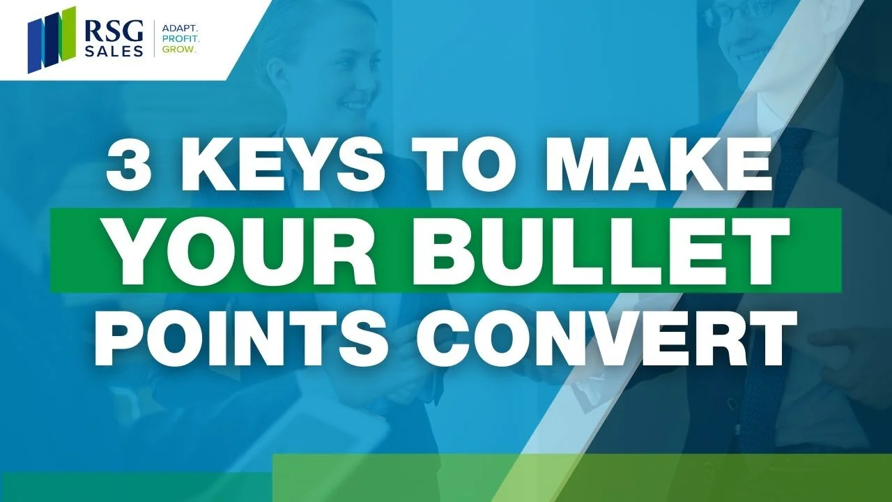 3 Keys To Make Your Bullet Points Convert