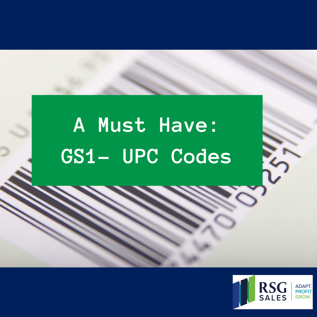 A Must Have: GS1- UPC Codes