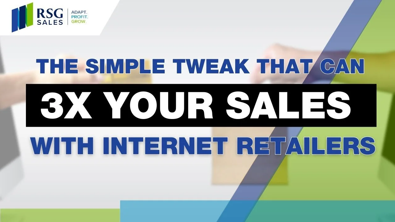The Simple Tweak That Can 3x Your Sales With Internet Retailers