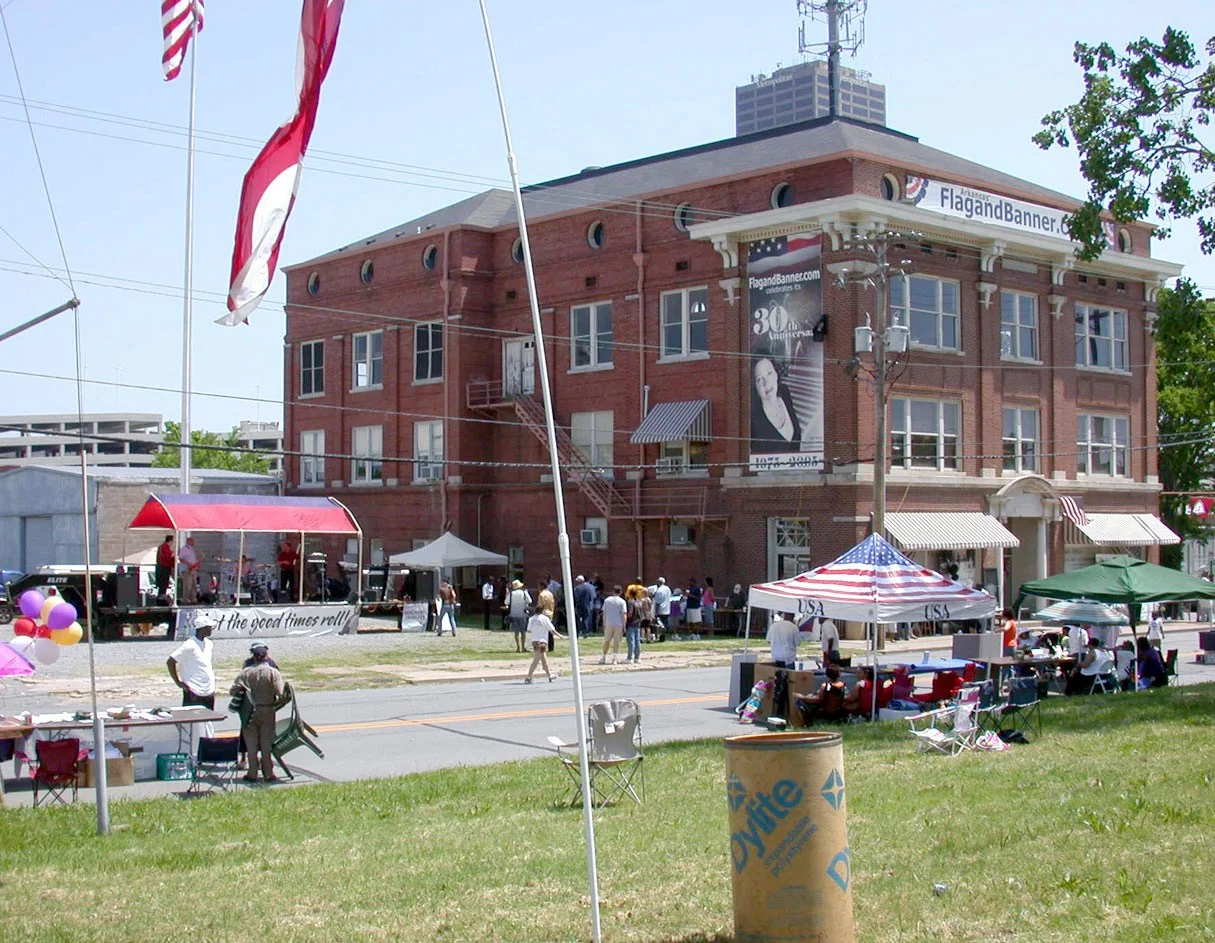 Street party at FlagandBanner.com headquarters