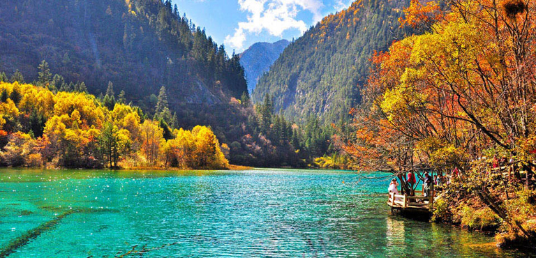 Jiuzhaigou valley is a national park and world heritage site located in Sichuan province. The valley boasts an assortment of magnificent tiered waterfalls and multicoloured glacial lakes that come in tones of blue, green and turquoise, surrounded by…