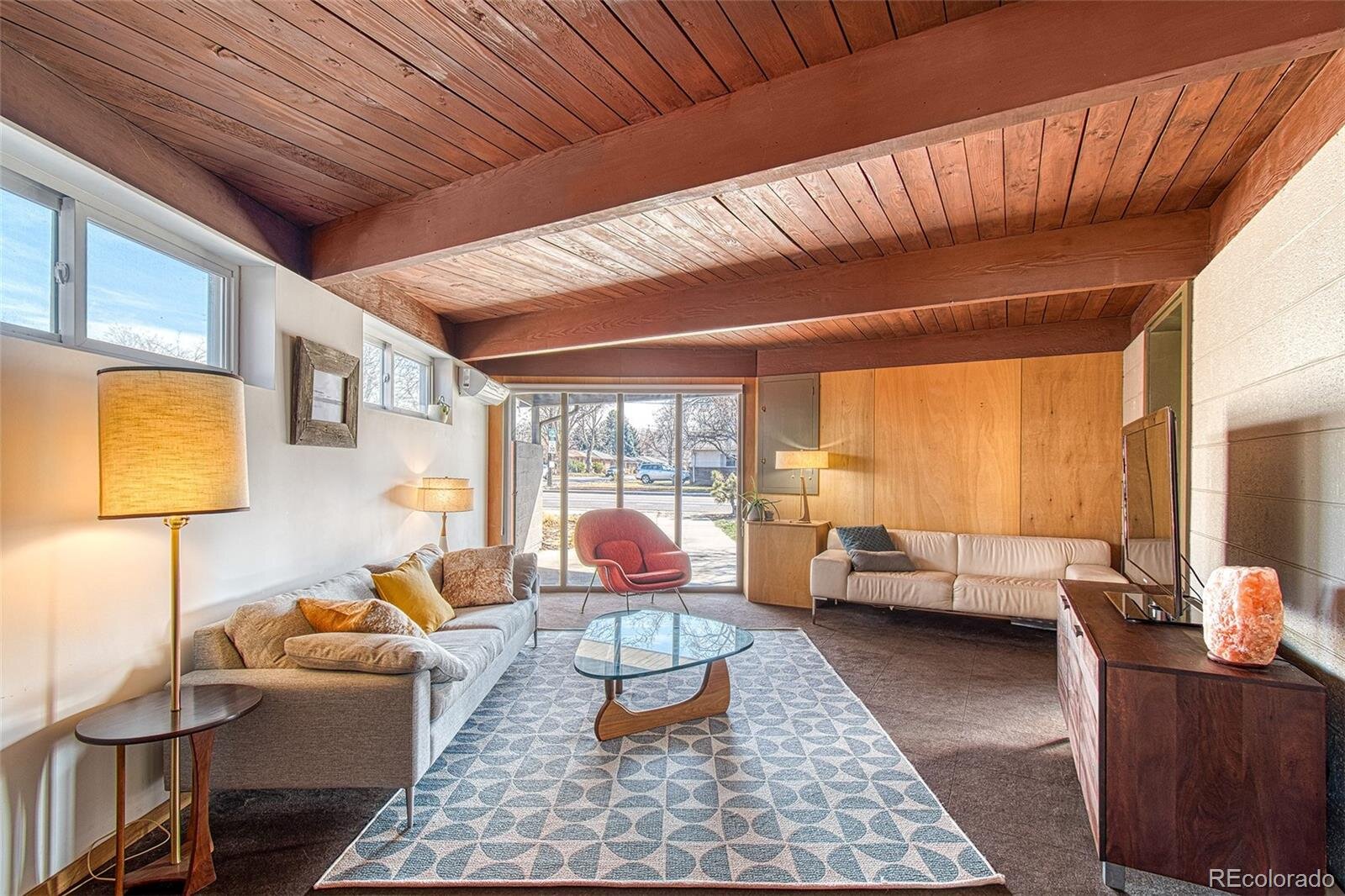 1431 E Dartmouth Avenue - Arapahoe Acres - Mid-Century Modern Home - Englewood, Colorado - Living Room