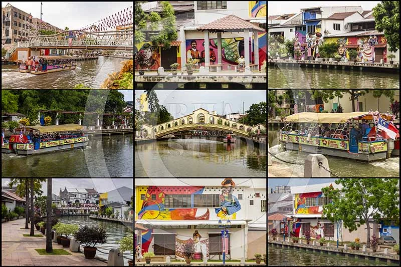 MELAKA RIVERWALK 9 IMAGE COLLAGE