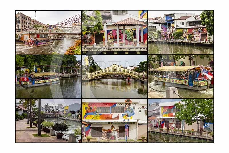 MELAKA RIVERWALK 9 IMAGE COLLAGE
