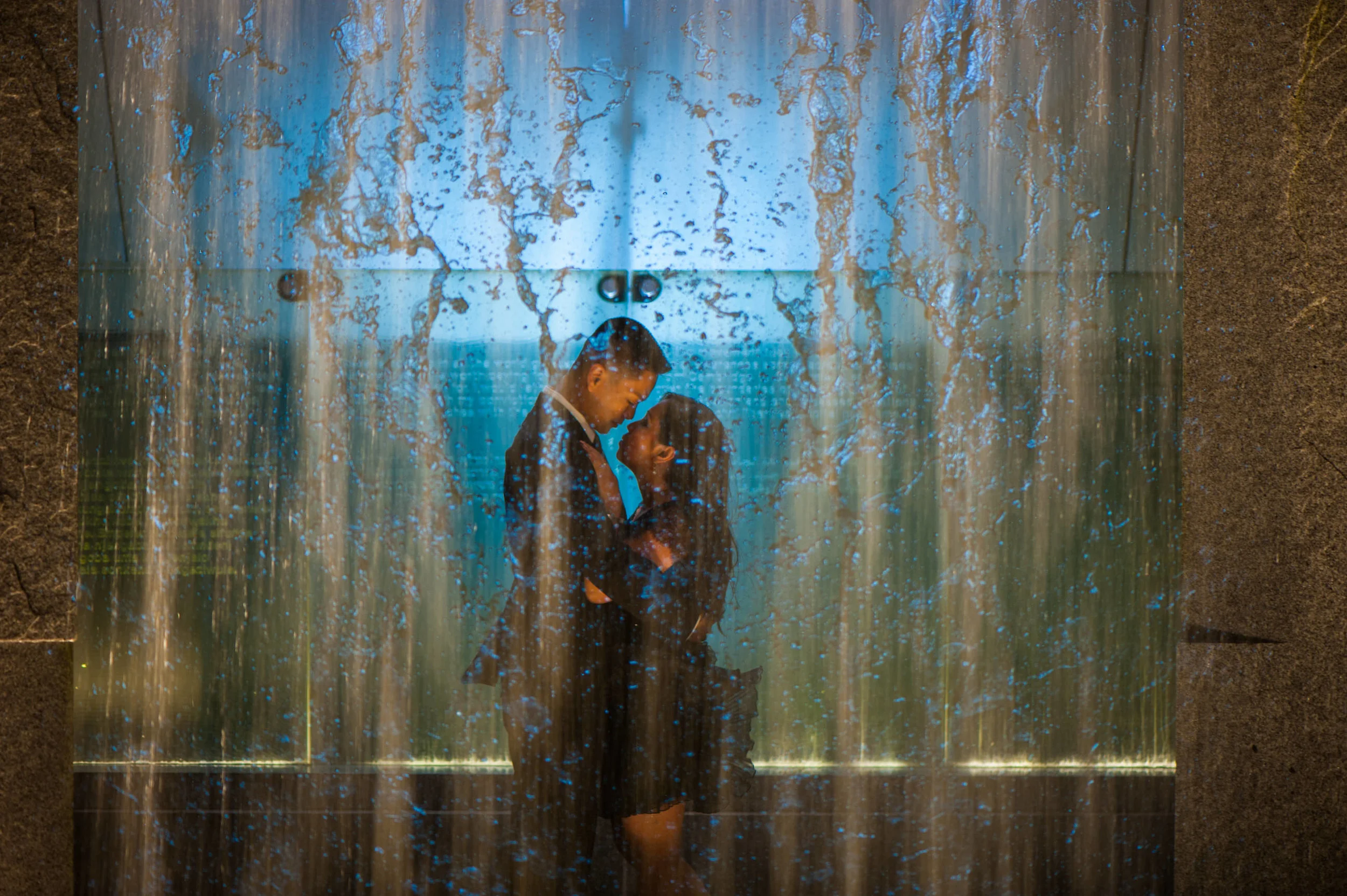 Financial District Waterfall Engagement 20140413 234531 #232.JPG