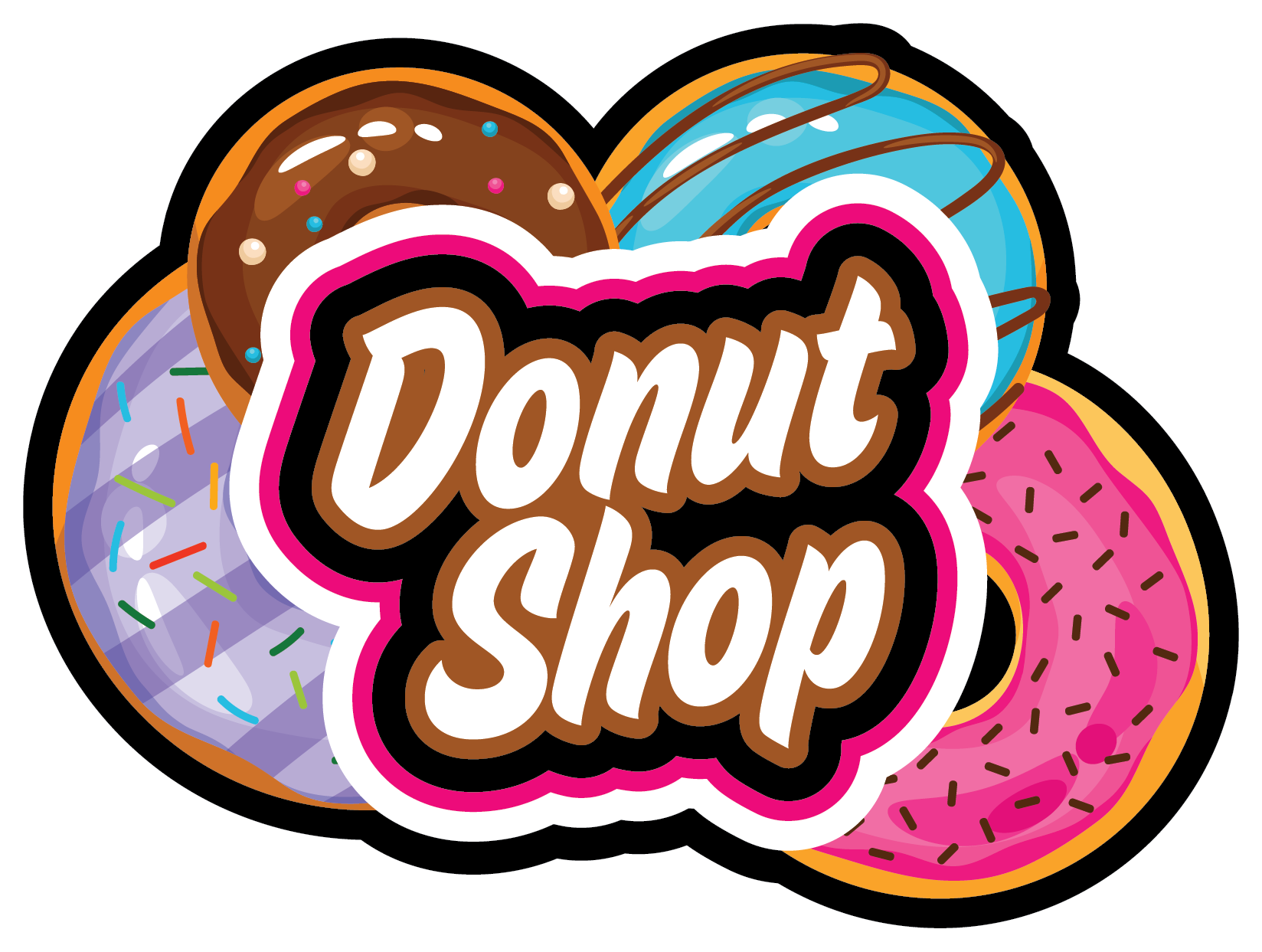 Donut Shop Logo, Kangaru