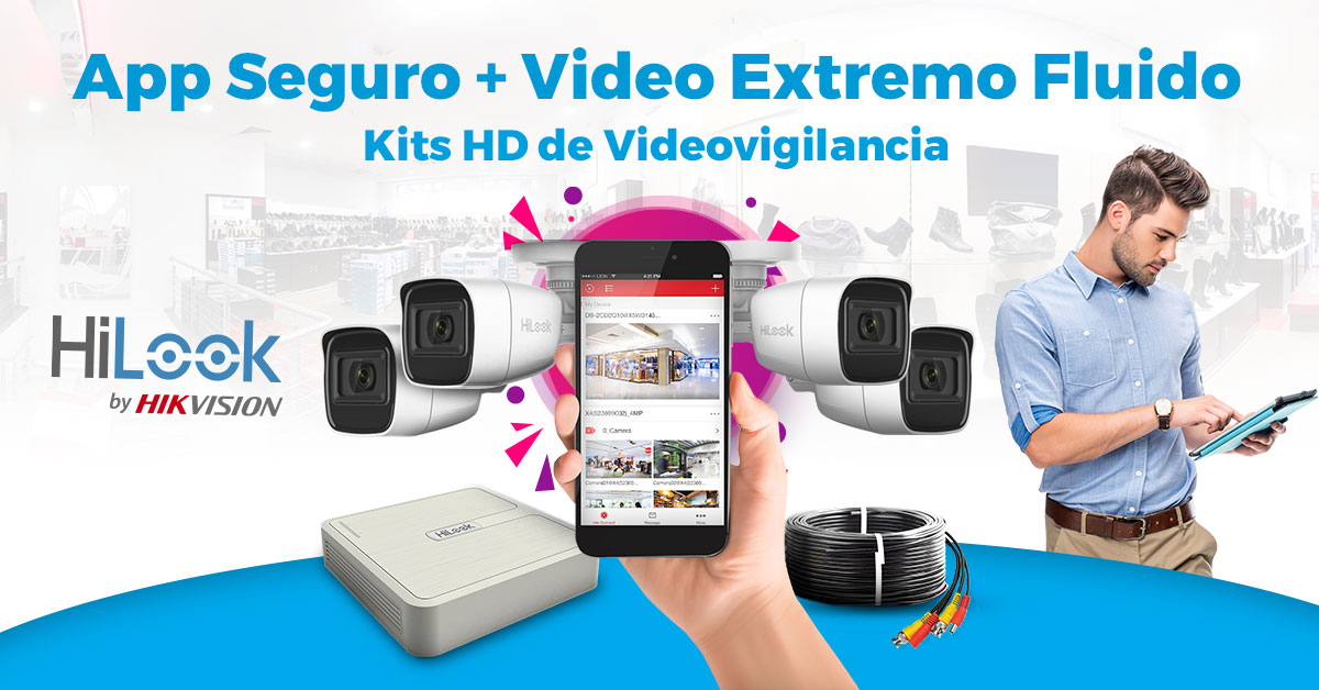 Kit de Videovigilancia | Cámaras de seguridad | de vigilancia | KIT7202BD — 6+4 CDR