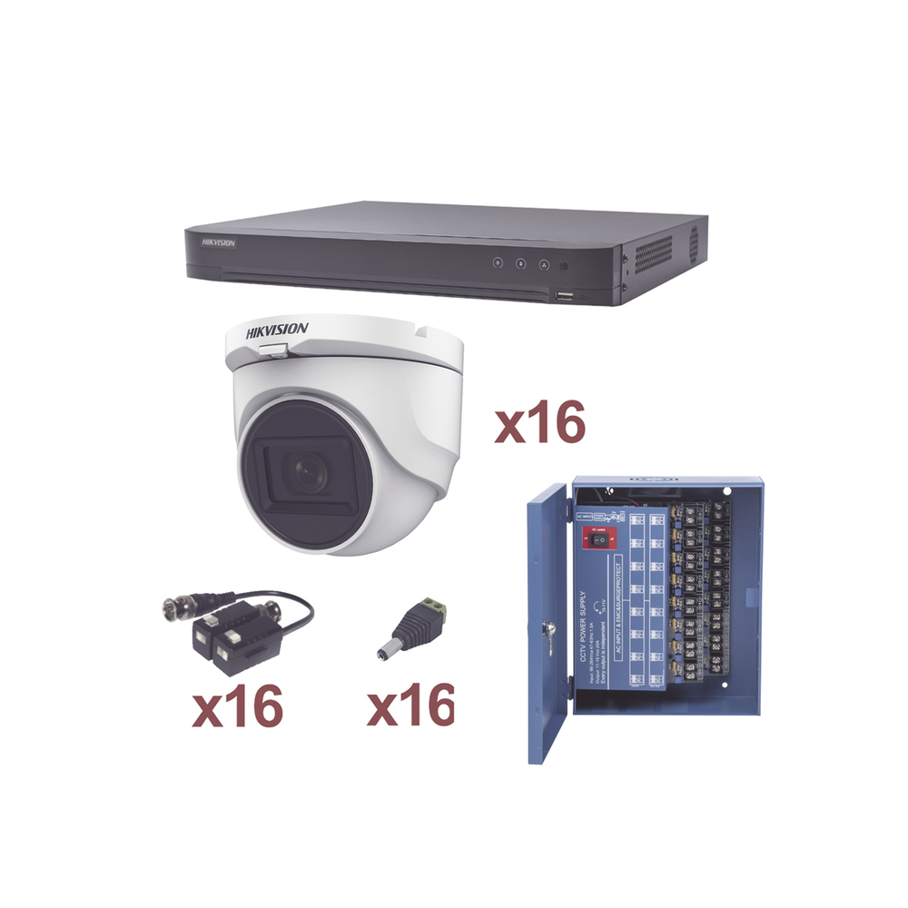 KIT 4 Cámaras de vigilancia, DVR 1TB - ColorVU - GM Shop