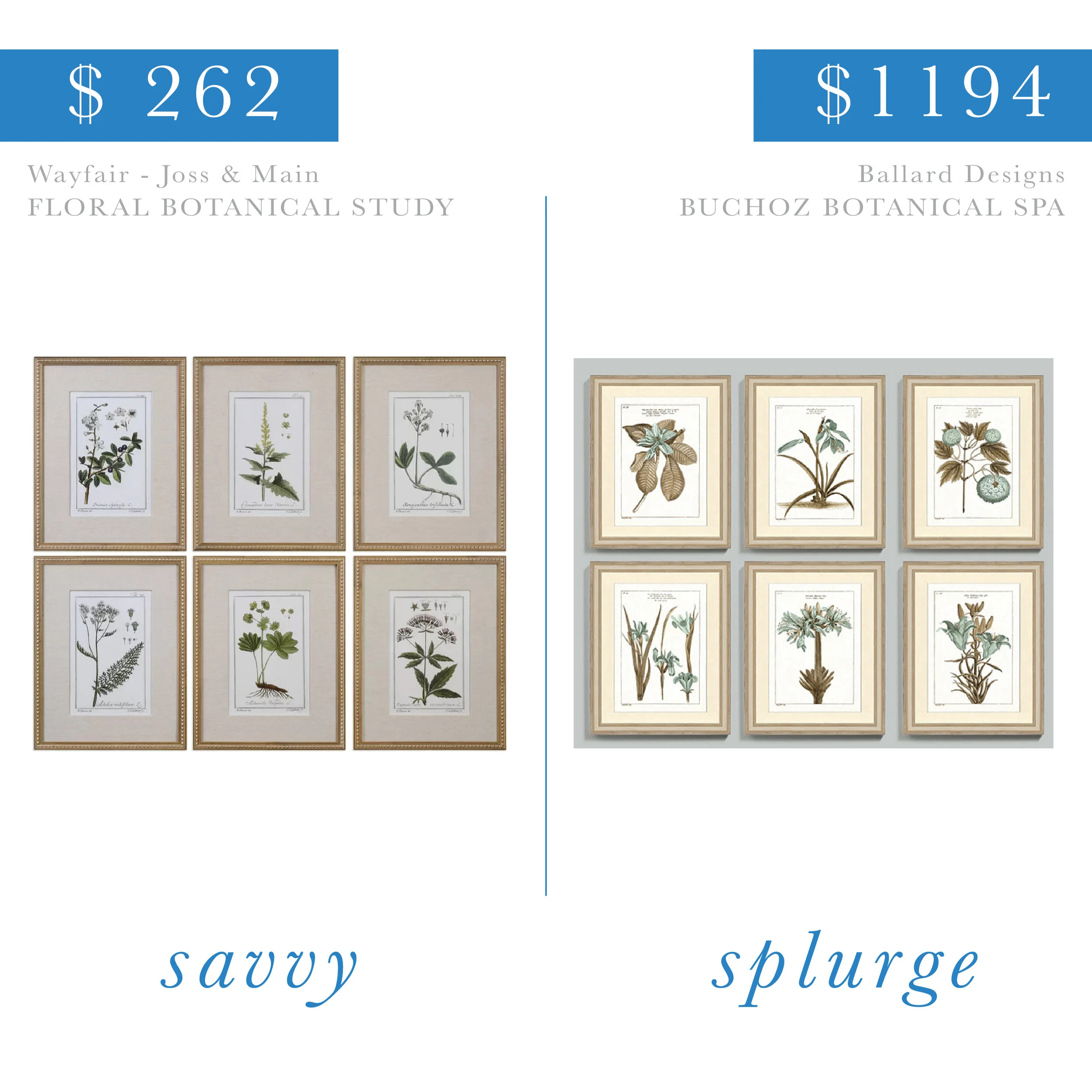 Botanical Framed Prints