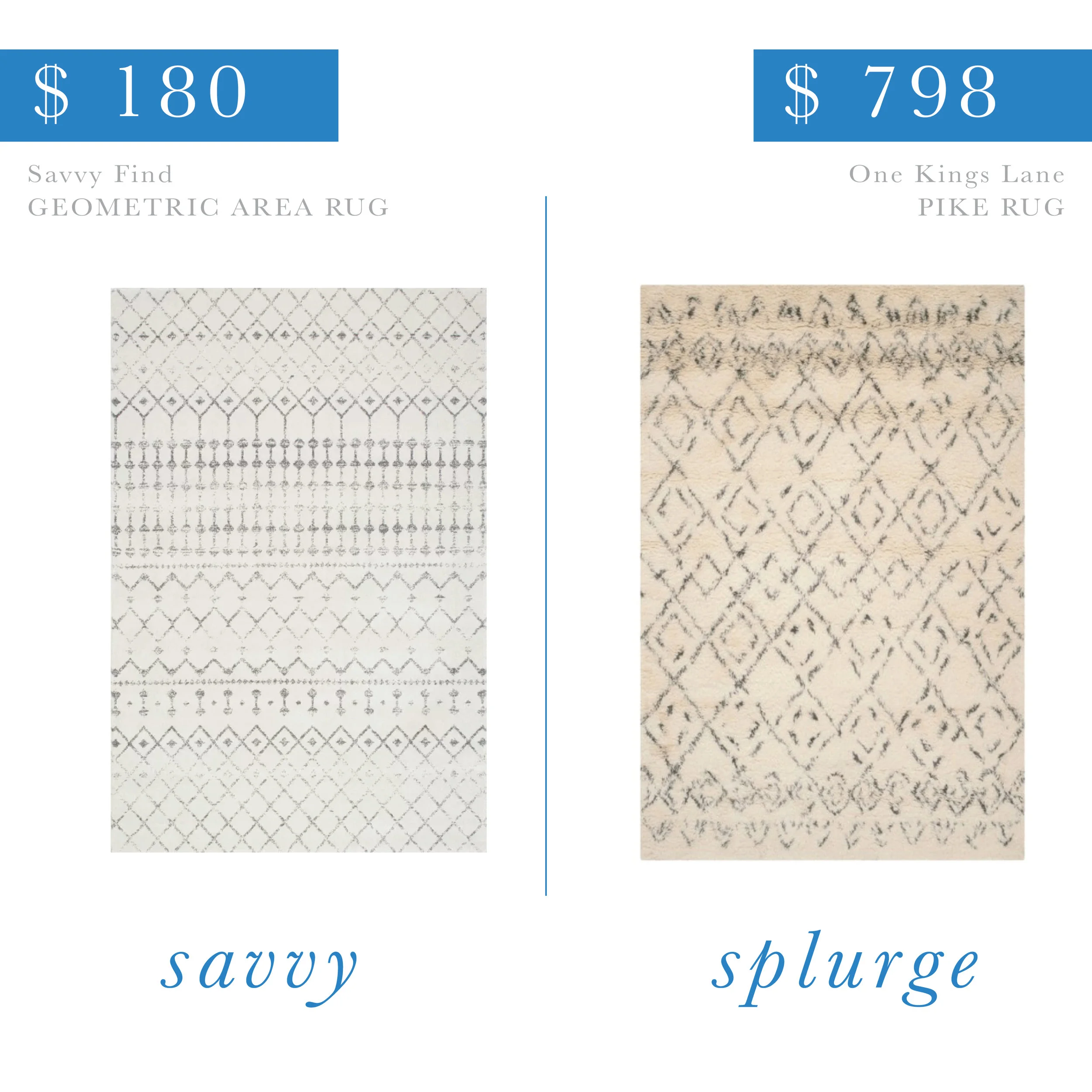 Moroccan Inspired Area Rug