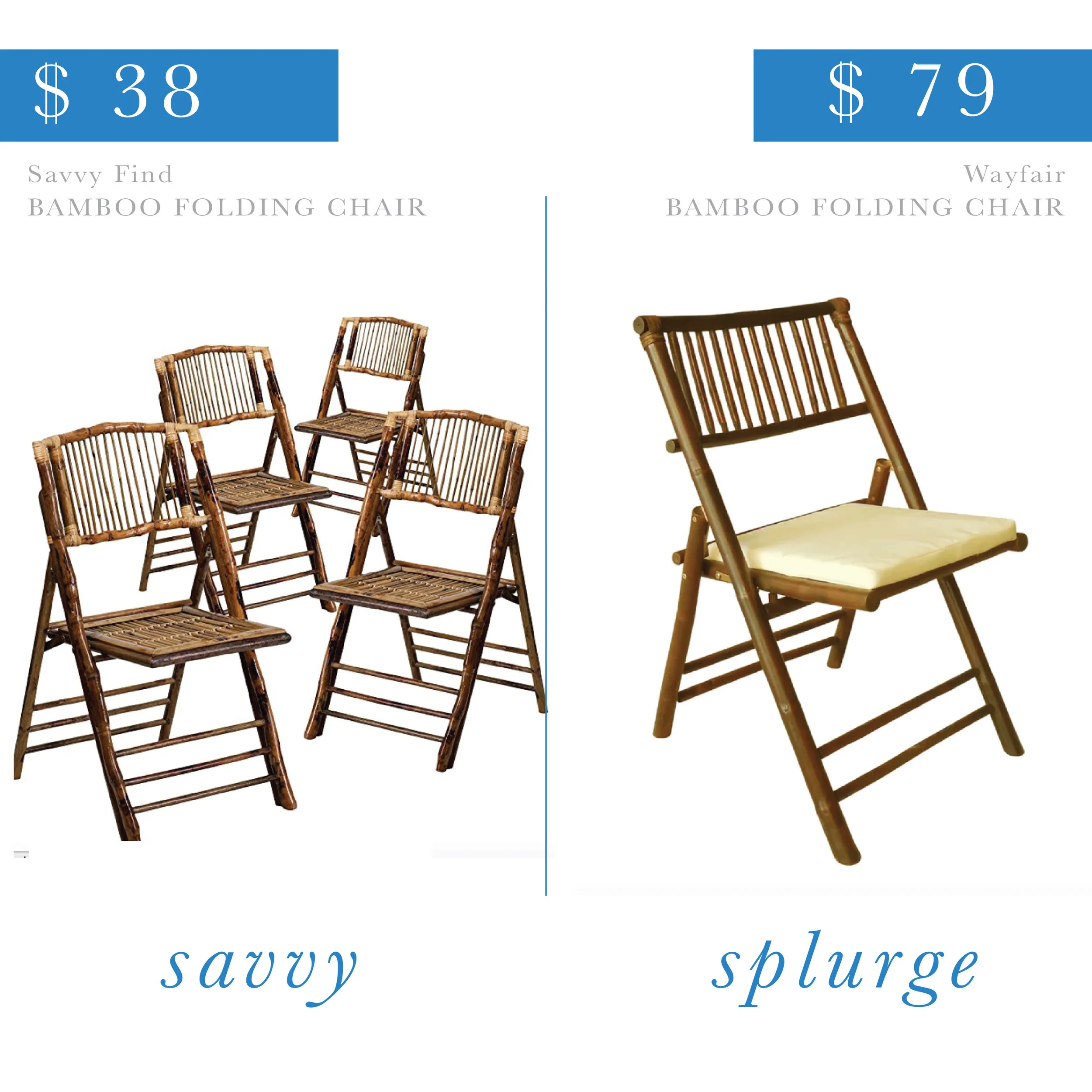 Bamboo Folding Chair