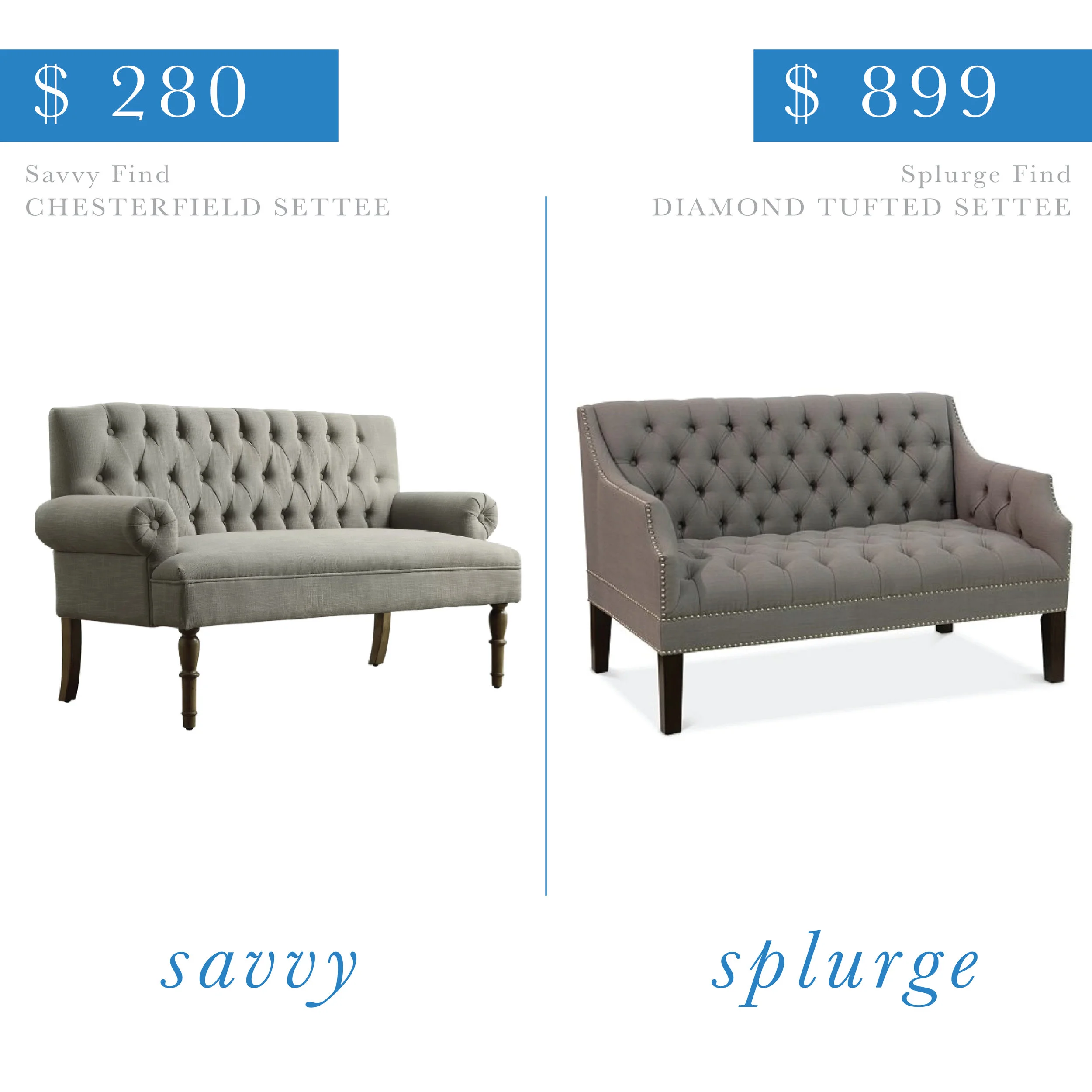 Tufted Settee