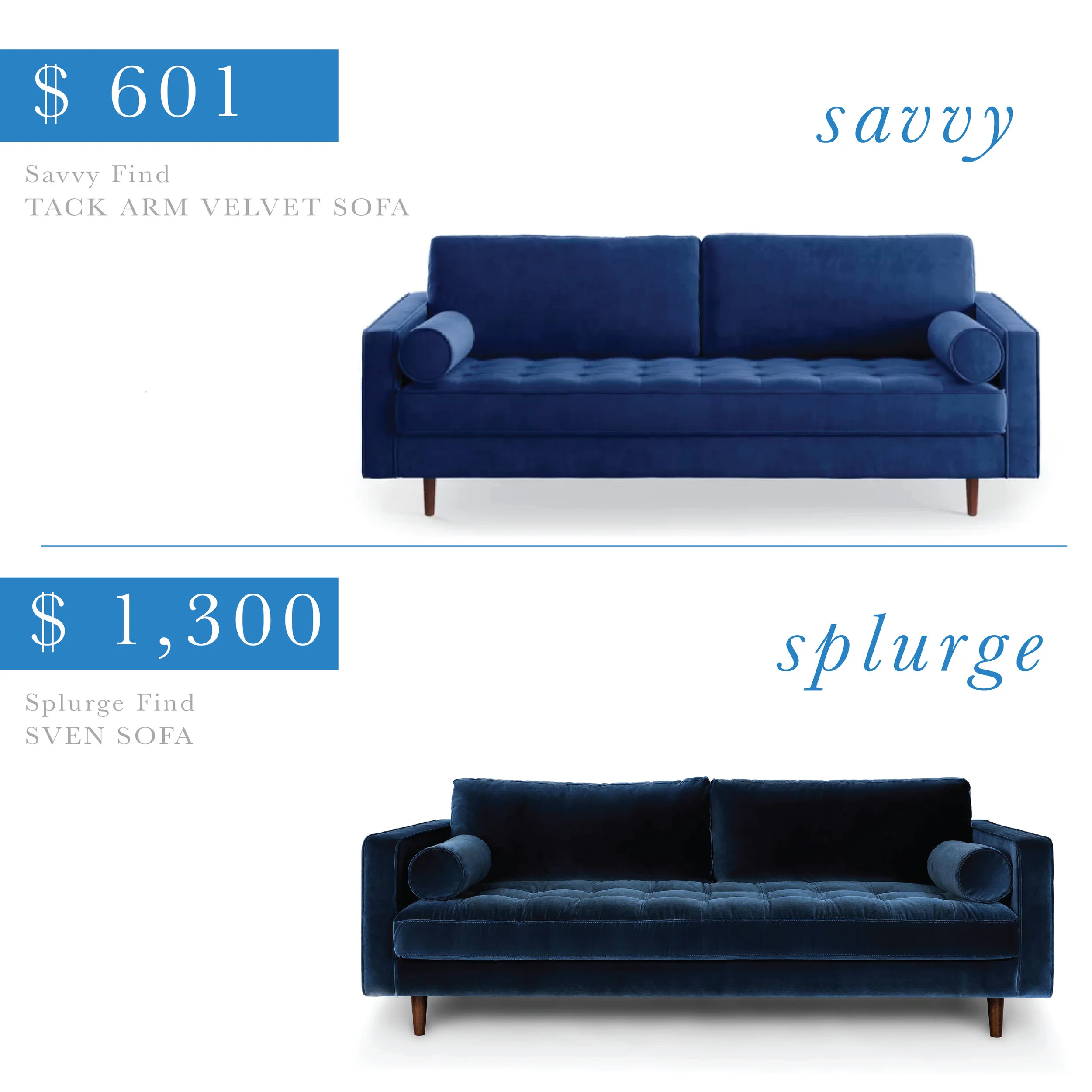Velvet Sofa