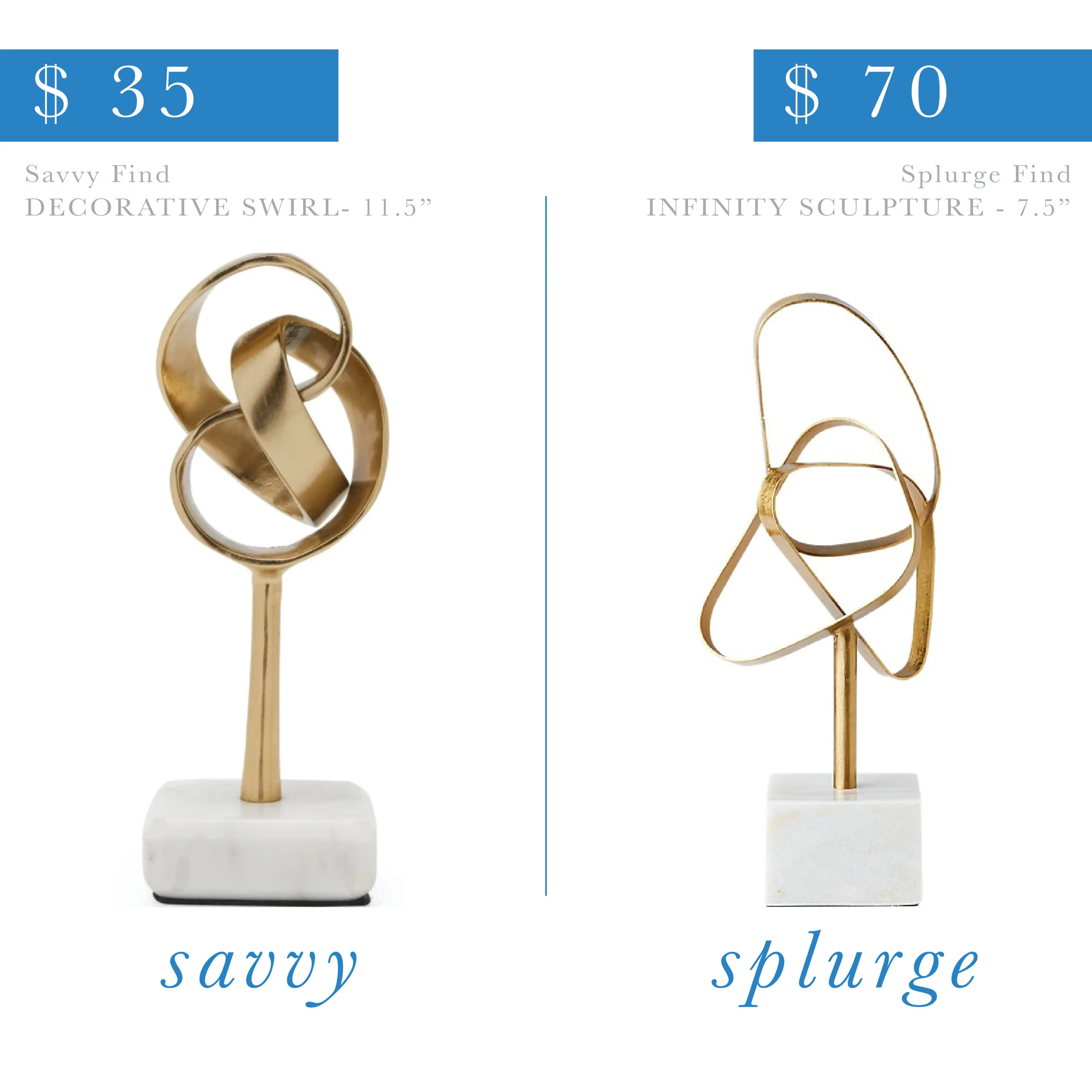 Brass Decorative Swirl