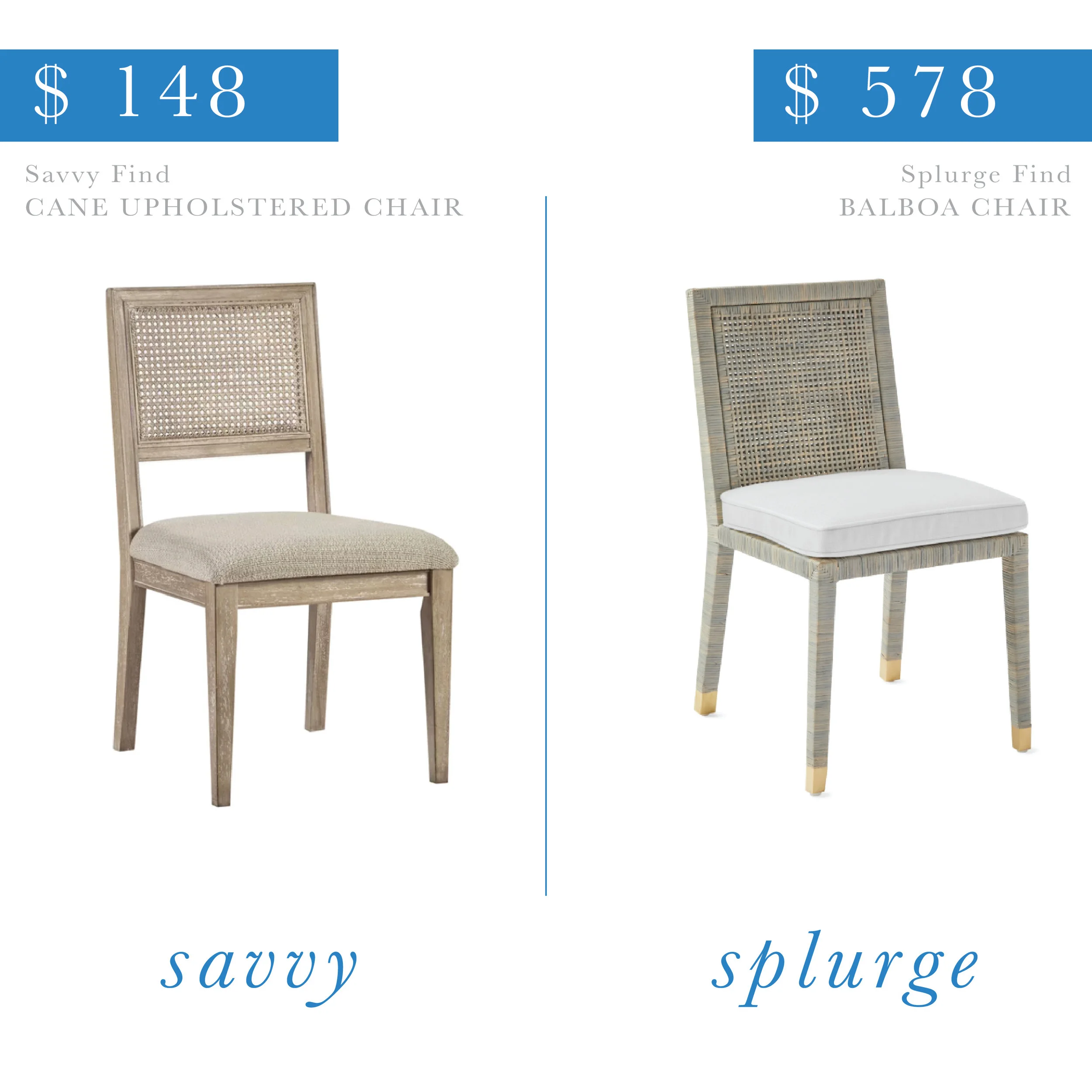 Cane Back Dining Chair