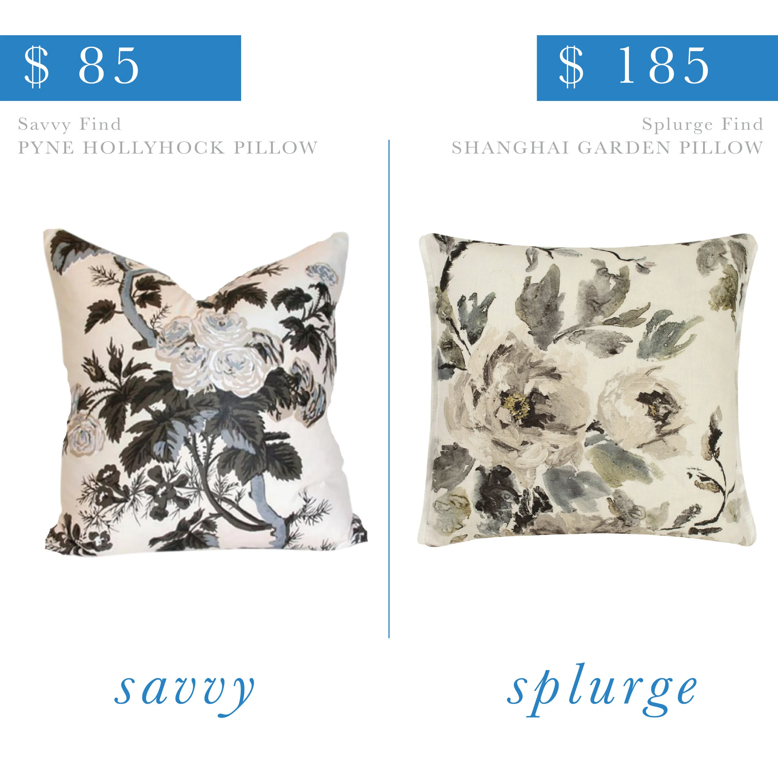Neutral Floral Pillow